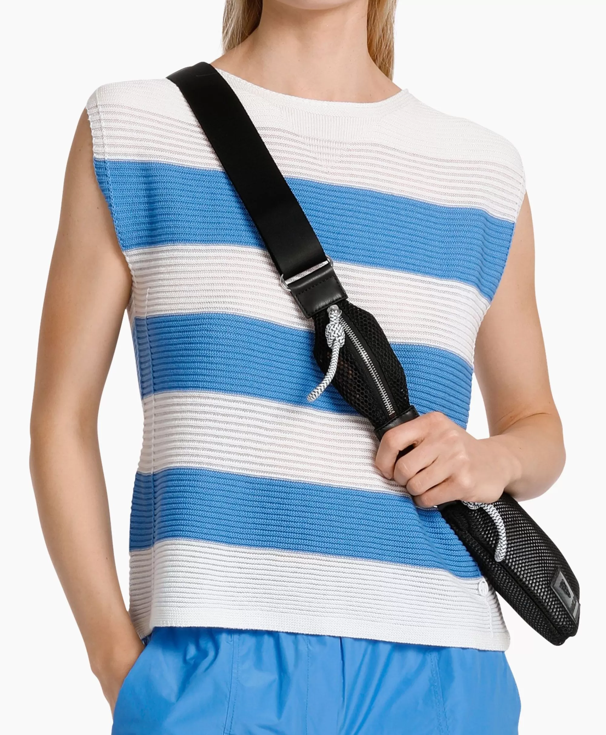 Magliette & Top Casual | Marccain-Sport Modello WS-6116 in Blu Notte - Taglia M36 Confortevole