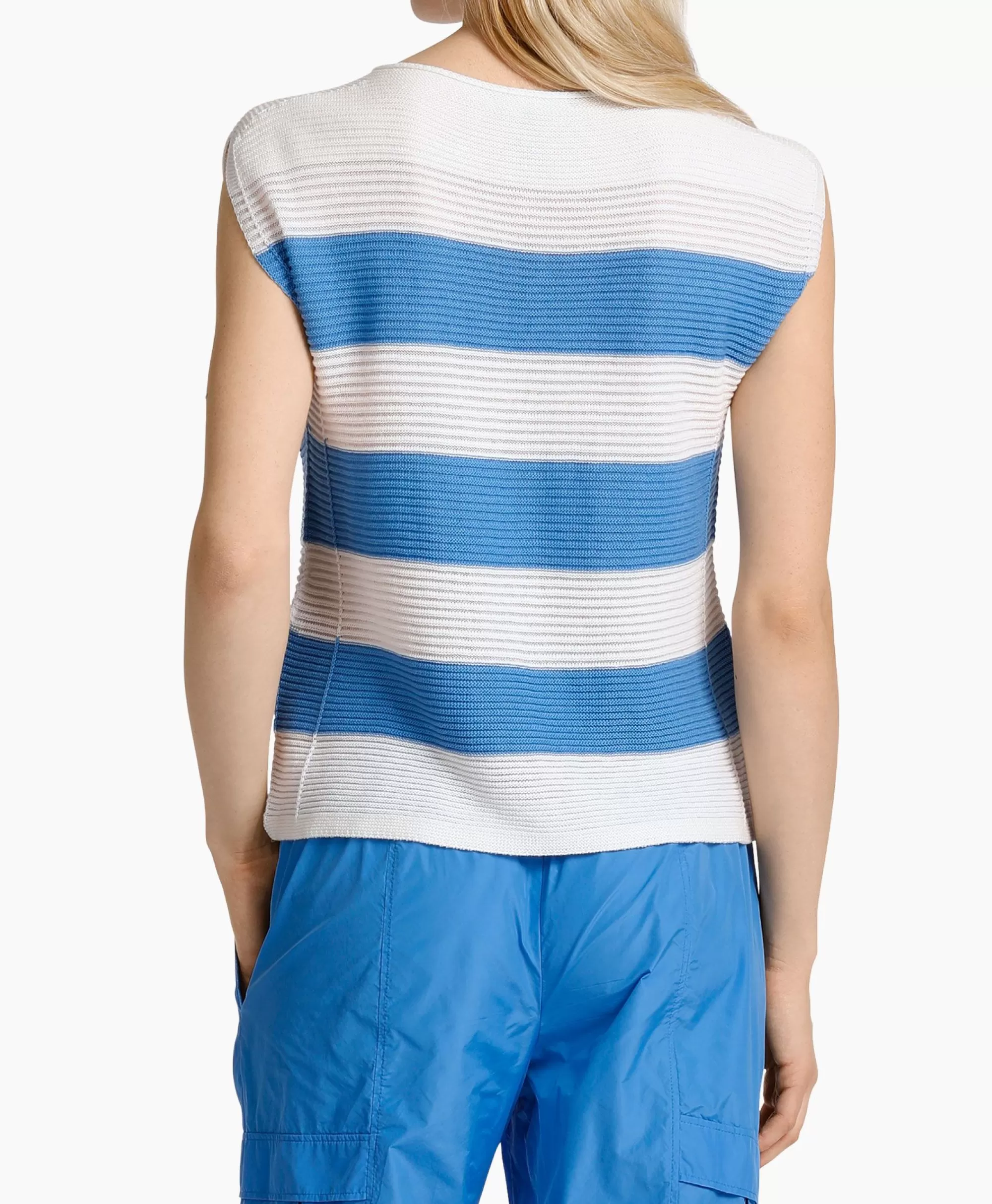 Magliette & Top Casual | Marccain-Sport Modello WS-6116 in Blu Notte - Taglia M36 Confortevole