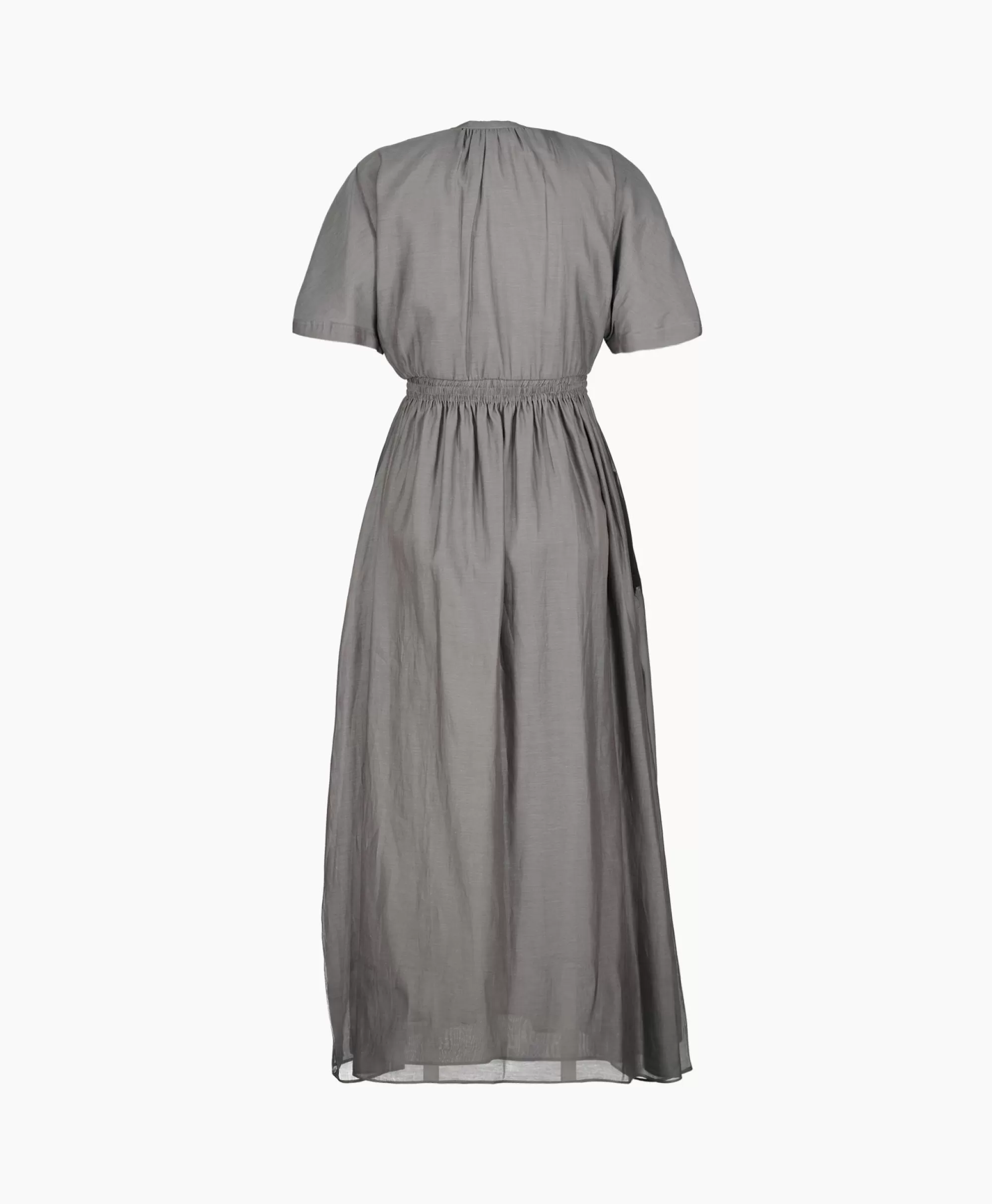 Abito Longuette Elegante di Jurken x MaxMara - Ribes in Tinta Taupe per Stagione Autunno/Inverno