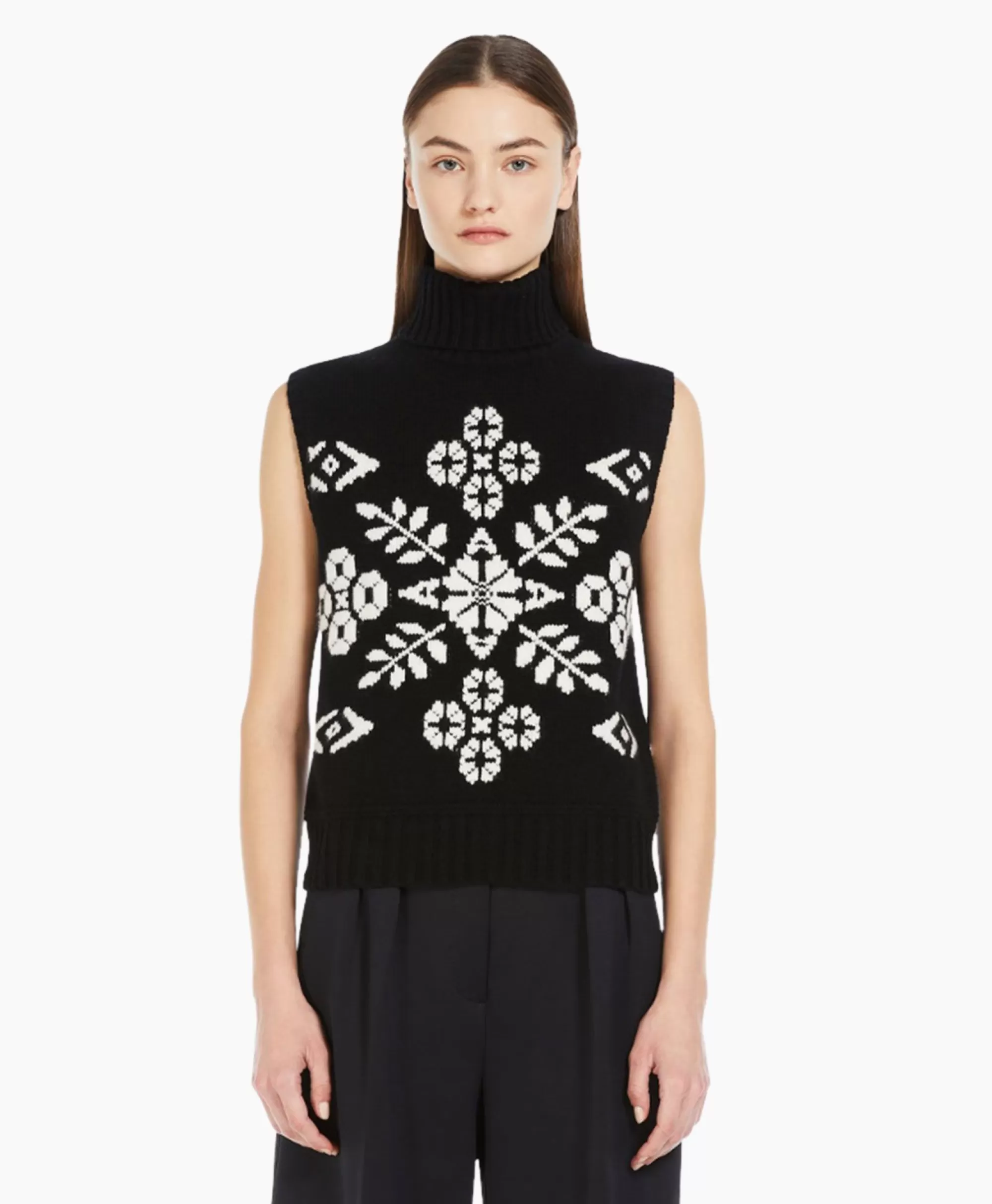 Magliette e Top Donna Max Mara Vivy - Nero Puro, Stile Casual con Tocco Elegante