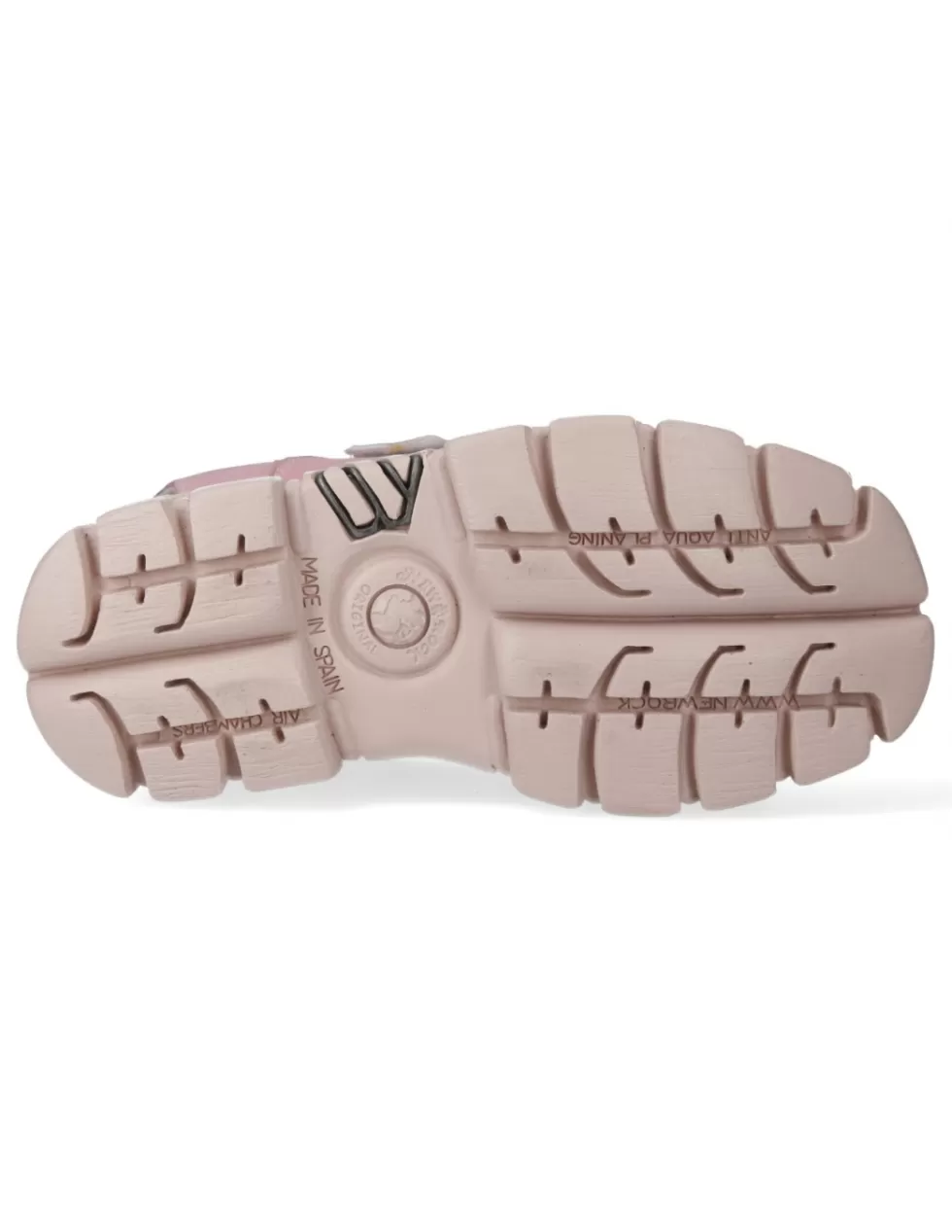 Sandali New Rock in Pelle con Plateau - Modello Unisex M-BIOS141-C2 per Stile Urbano Audace