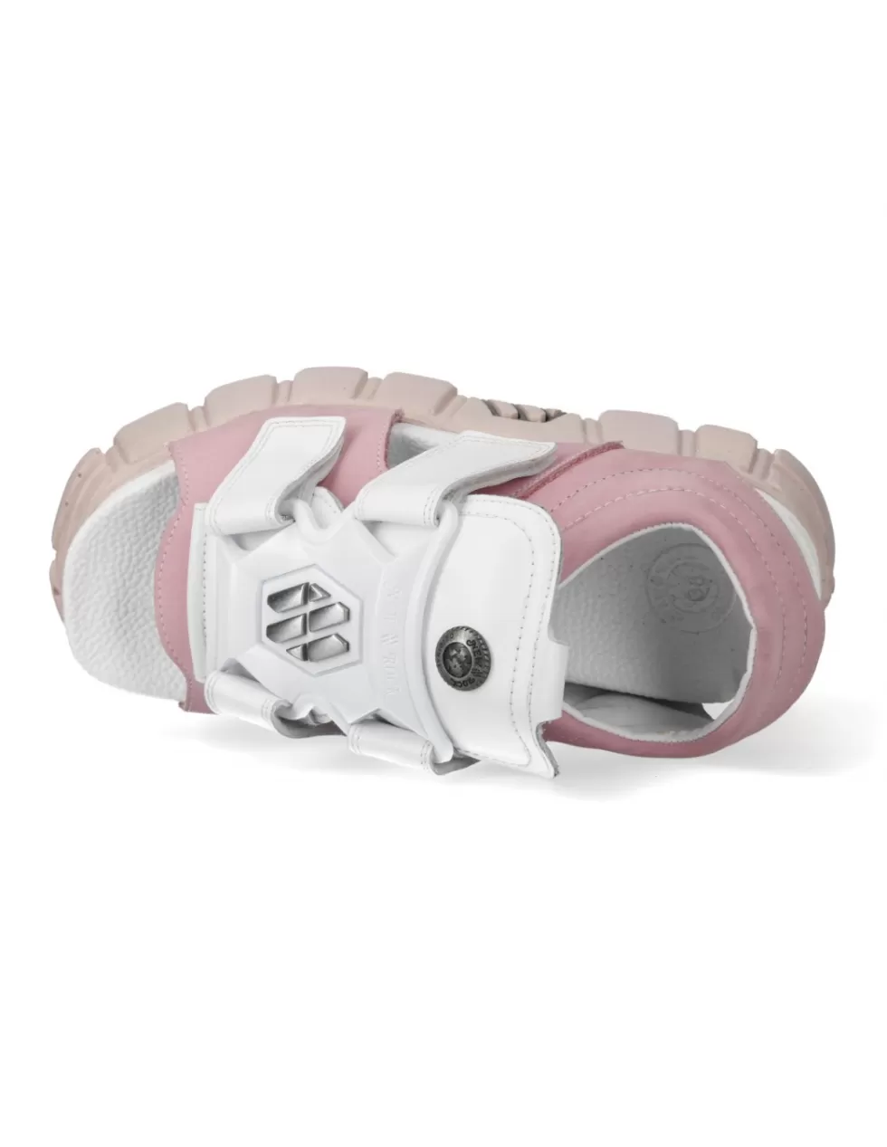Sandali New Rock in Pelle con Plateau - Modello Unisex M-BIOS141-C2 per Stile Urbano Audace