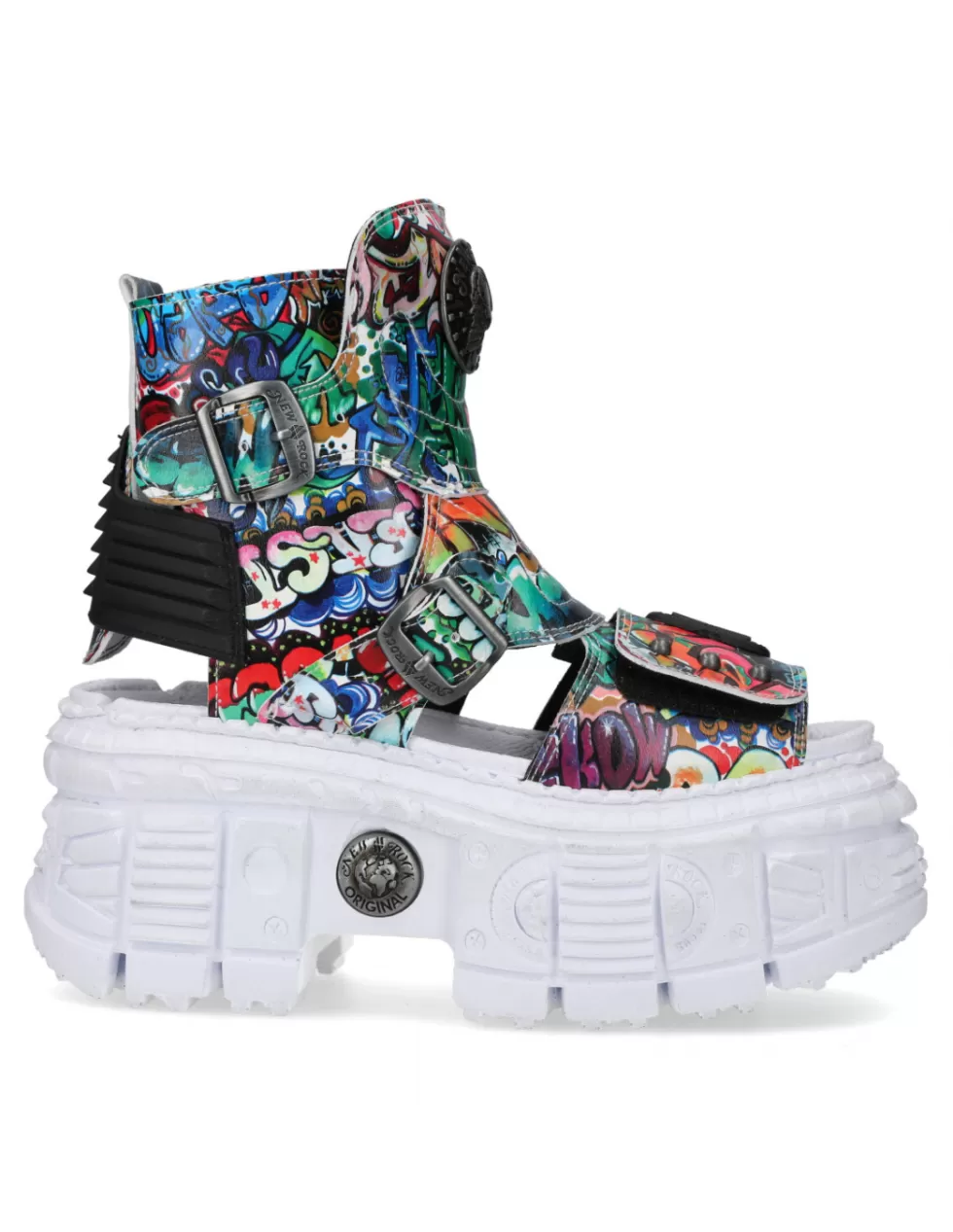 Scarpe Sandali New Rock - Mod. MB106 V6, Nuova Collezione con Suola Biotech, Comfort Moderno per Stile Urbano