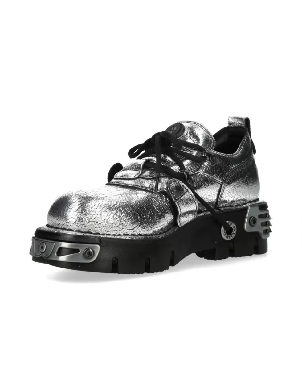 Stivali con Plateau New Rock Modello M-994-C12 - Design Futuristico e Tacco Streetwear