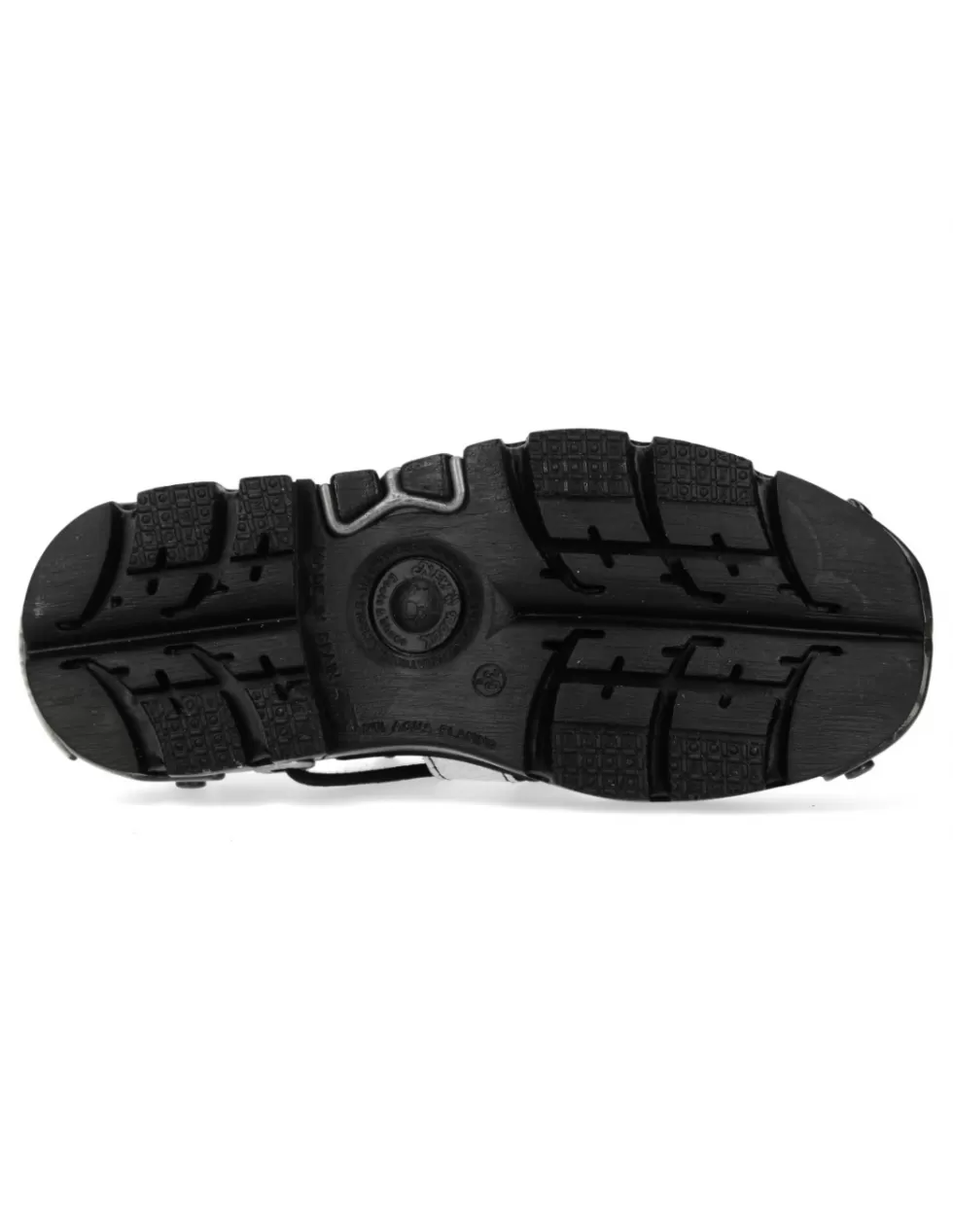 Stivali con Plateau New Rock Modello M-994-C12 - Design Futuristico e Tacco Streetwear