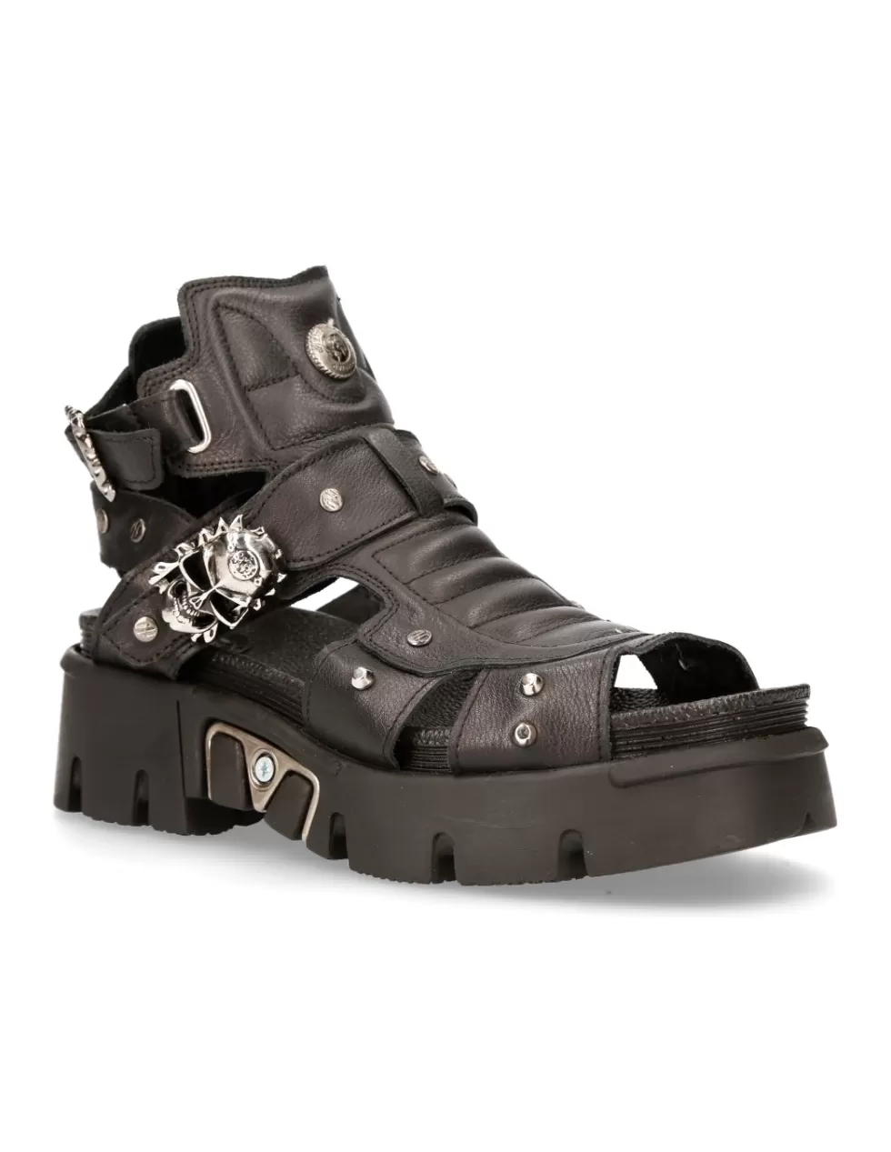 Sandali New Rock Futuristici con Dettaglio Metallizzato - Modello M-BIOS104-C3