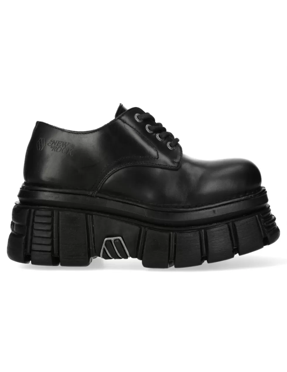 Stivali Militari New Rock in Pelle con Fibbie Regolabili - Mod. MILI004-C9 Edizione Limitata