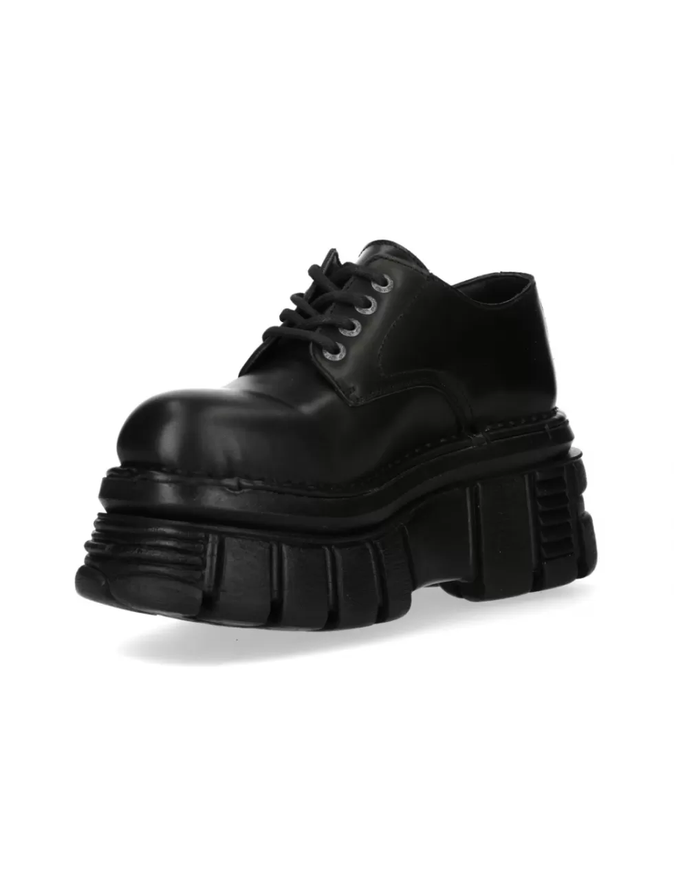 Stivali Militari New Rock in Pelle con Fibbie Regolabili - Mod. MILI004-C9 Edizione Limitata