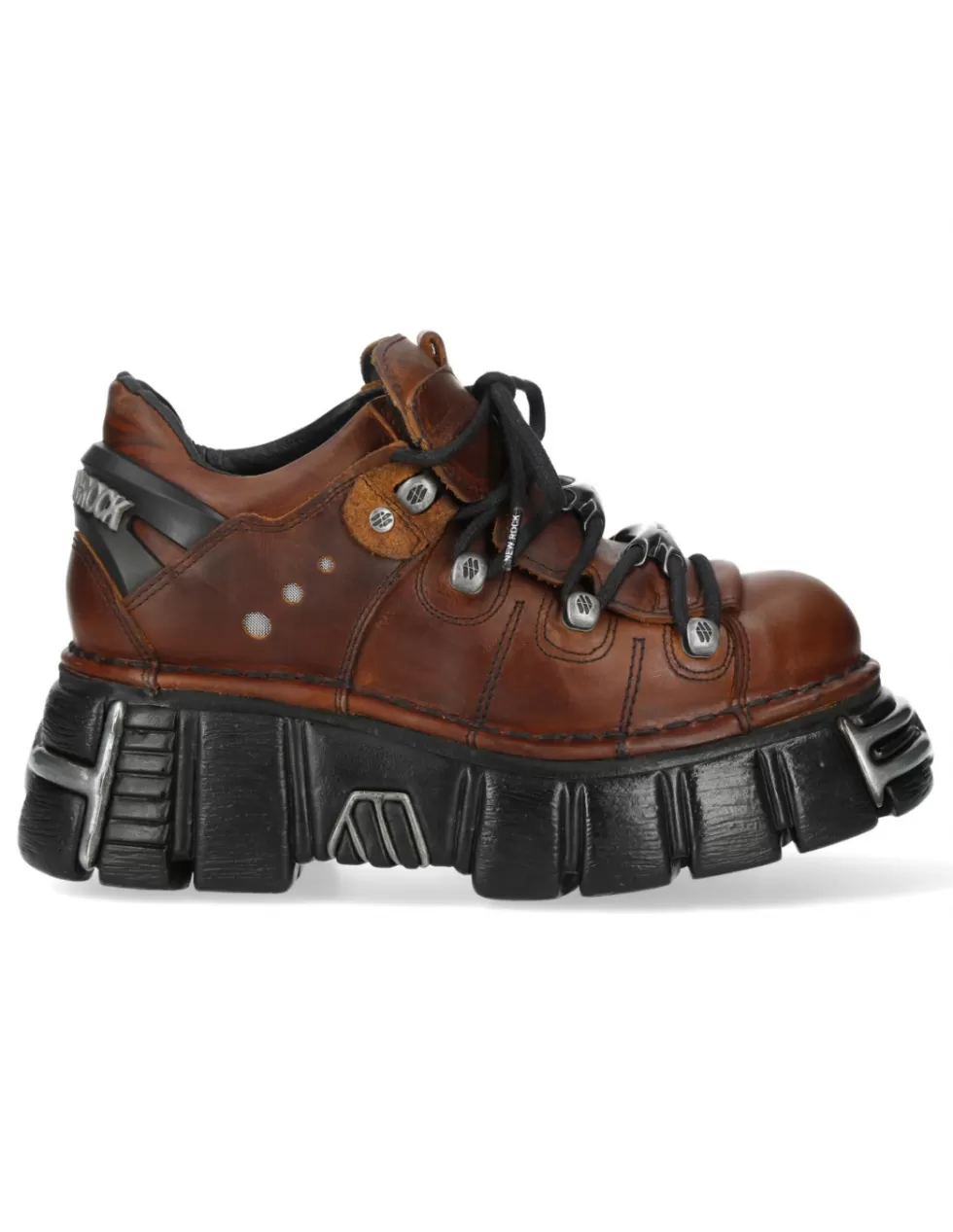 Stivali Platform con Tacco New Rock - Modello M120/C95 Design Avanguardista