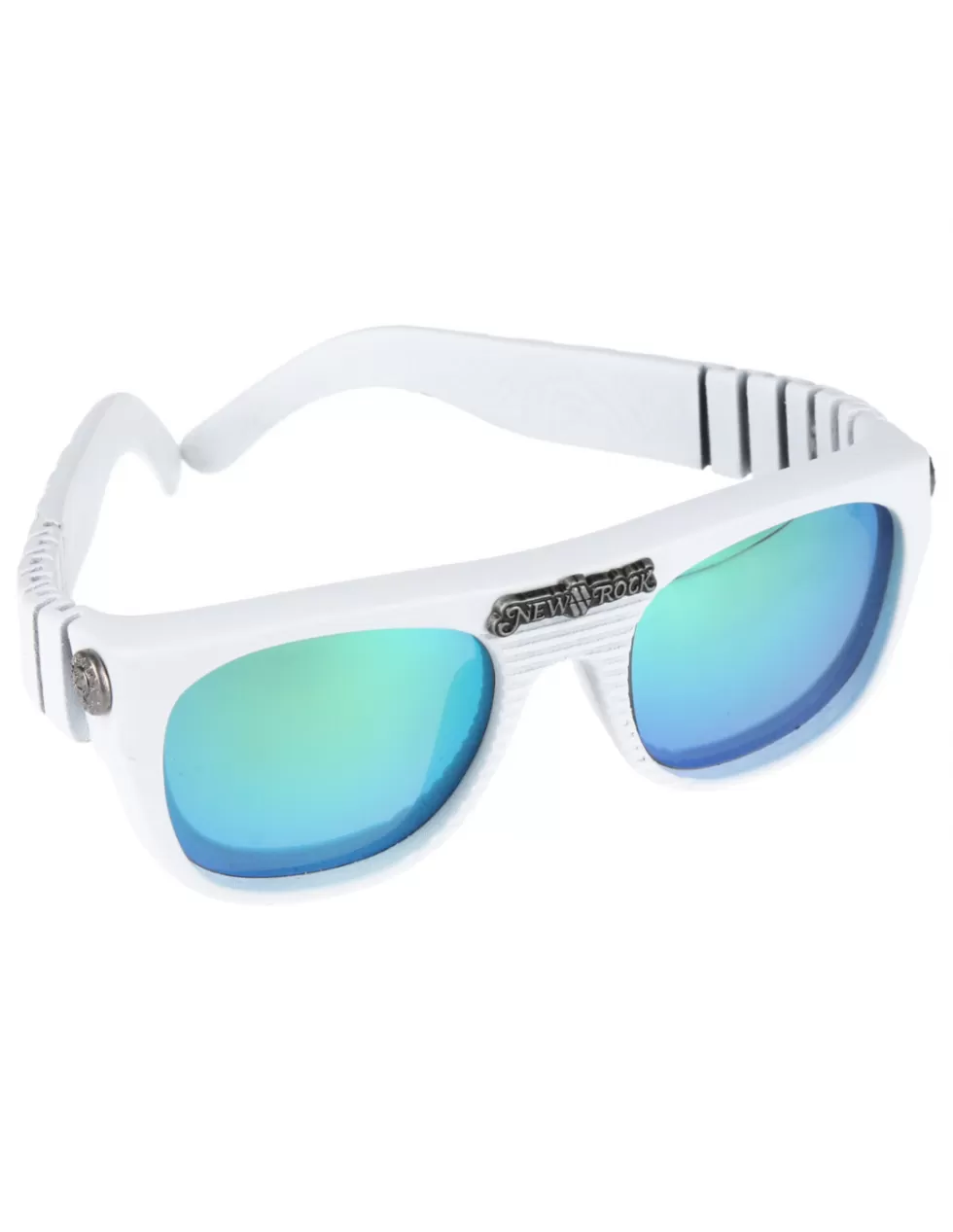 Occhiali da Sole Unisex Urbani - New Rock Modello M-NRS1/S1, Lenti Polarizzate UltraResistenti con Custia Rigida Inclusa