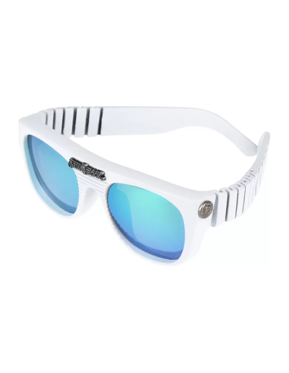 Occhiali da Sole Unisex Urbani - New Rock Modello M-NRS1/S1, Lenti Polarizzate UltraResistenti con Custia Rigida Inclusa