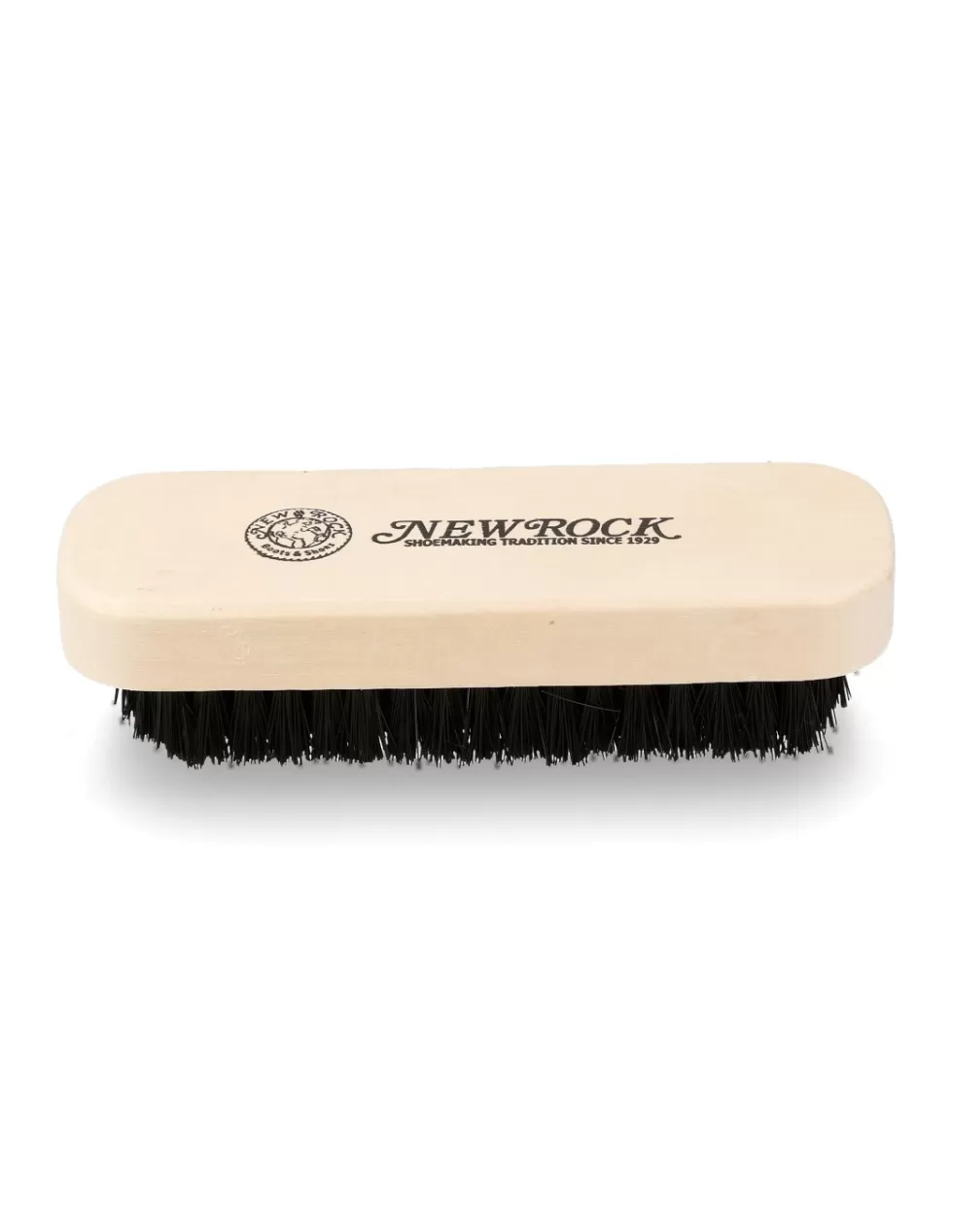 New Rock | Kit Manutenzione Scarpe Premium - Spazzola in Setola Naturale Modello M-S1 (Cura Calzature & Accessori Deluxe)
