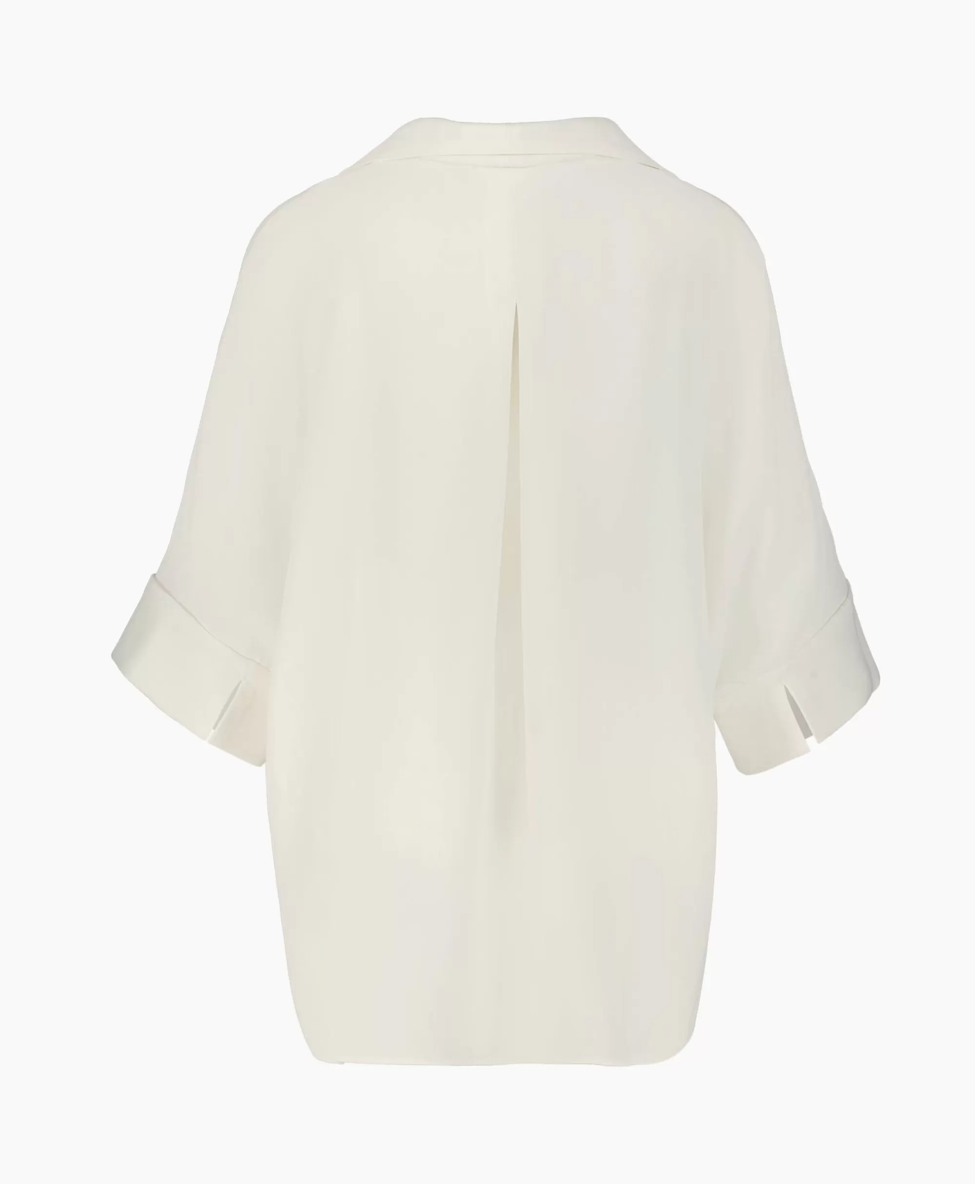 Natan - Top Donna con Scollo a V, Ecru Beige Naturale per Stile Casual Elegante