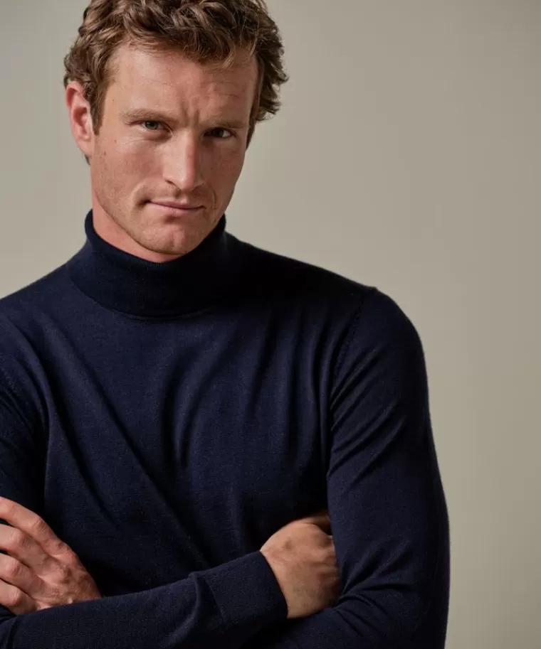 Profuomo - Giacca in Lana Merino Superfine, Comfort Ottimale - Blu Marino - Novità Stagionale 2024