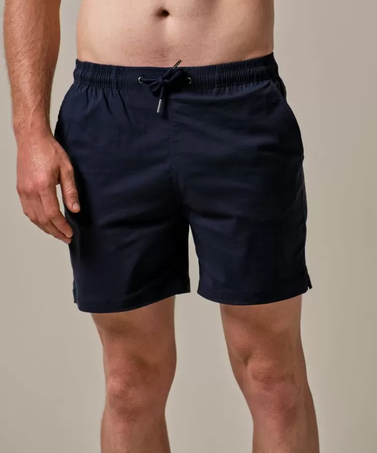 Slip Uomo Elasticizzato con Fodera Morbida - Costume da Bagno Blu Navy Leggero - Acquisto Online