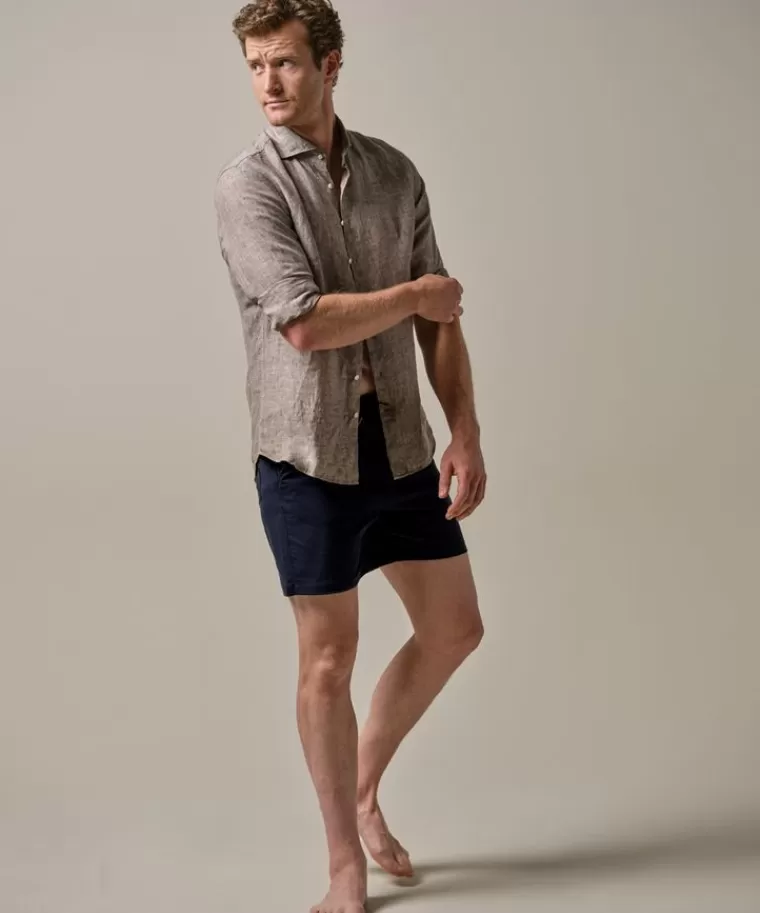 Slip Uomo Elasticizzato con Fodera Morbida - Costume da Bagno Blu Navy Leggero - Acquisto Online