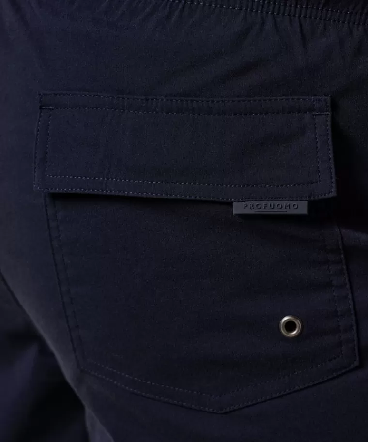 Slip Uomo Elasticizzato con Fodera Morbida - Costume da Bagno Blu Navy Leggero - Acquisto Online
