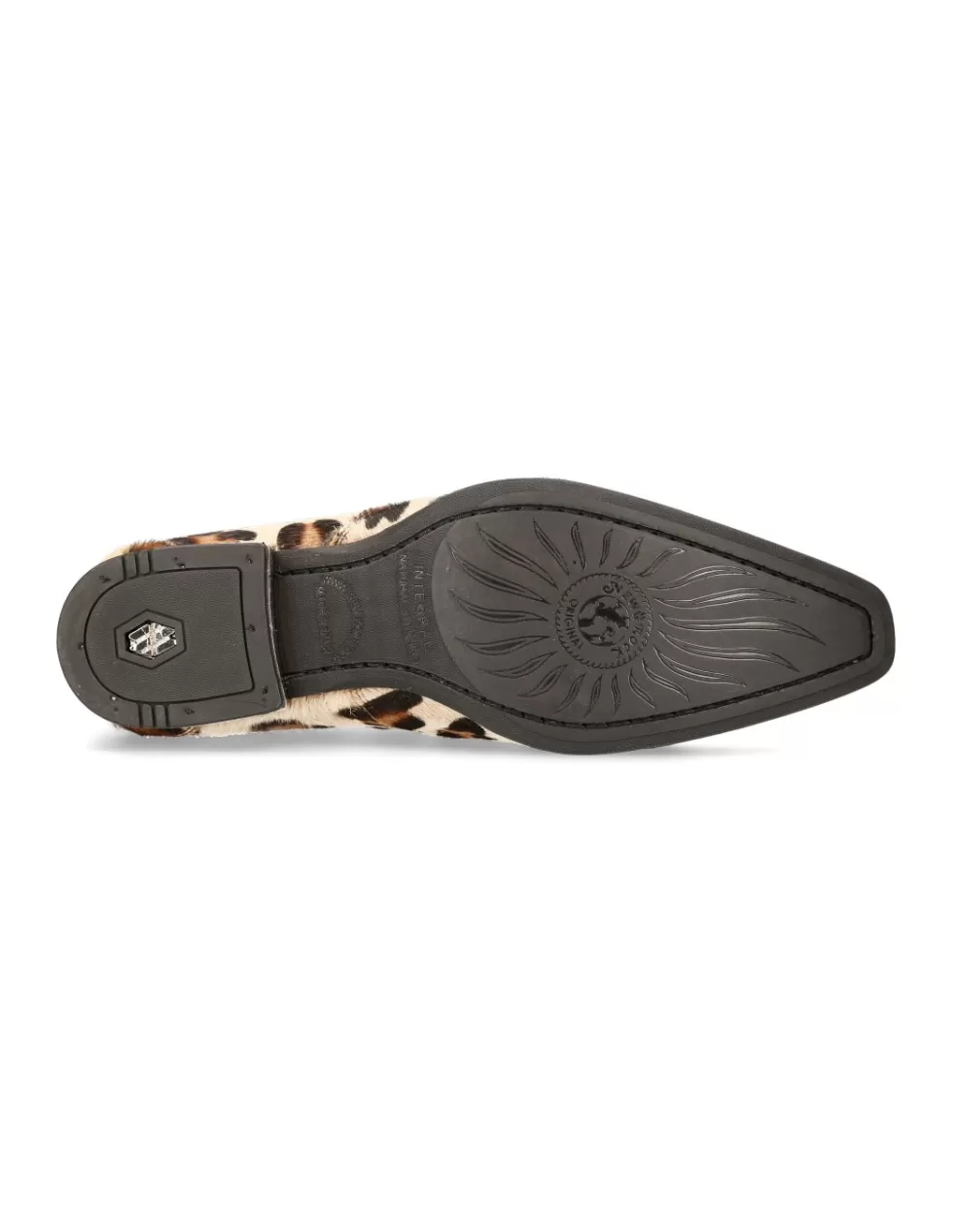 Stivaletti Militari New Rock Newman MN-W2288 - Scarpe in Pelle con Design Robusti e Fibbie Metalliche, Stile Urbano Unisex