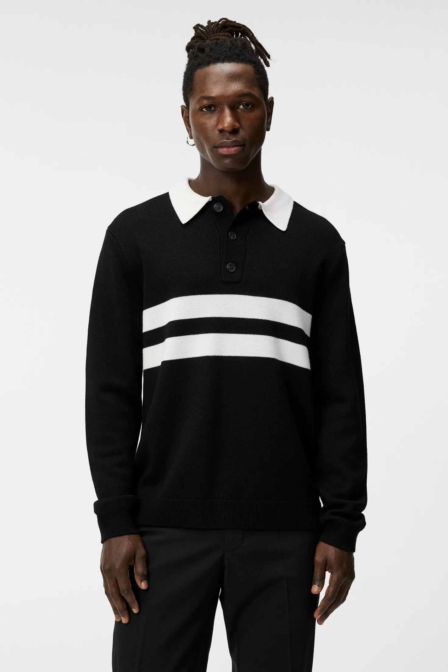 J.Lindeberg Maglia Rugby Premium - Tessuto Elasticizzato Confortevole Uomo