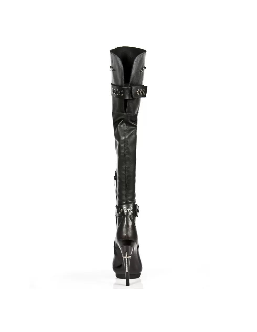 Stivaletti New Rock M-PUNK071-C1 - Stile Punk Underground con Tacco Alto | Edizione Limitata Calzature Dark