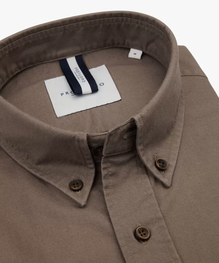 Profuomo Camicia Comfort Taupe - Ultime Occasioni in Saldi!