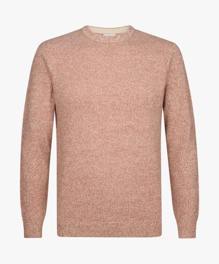 ProFuomo Maglione Girocollo in Lana Rossa - Tessuto Morbido, Design Essenziale (Ultimi Pezzi Disponibili)