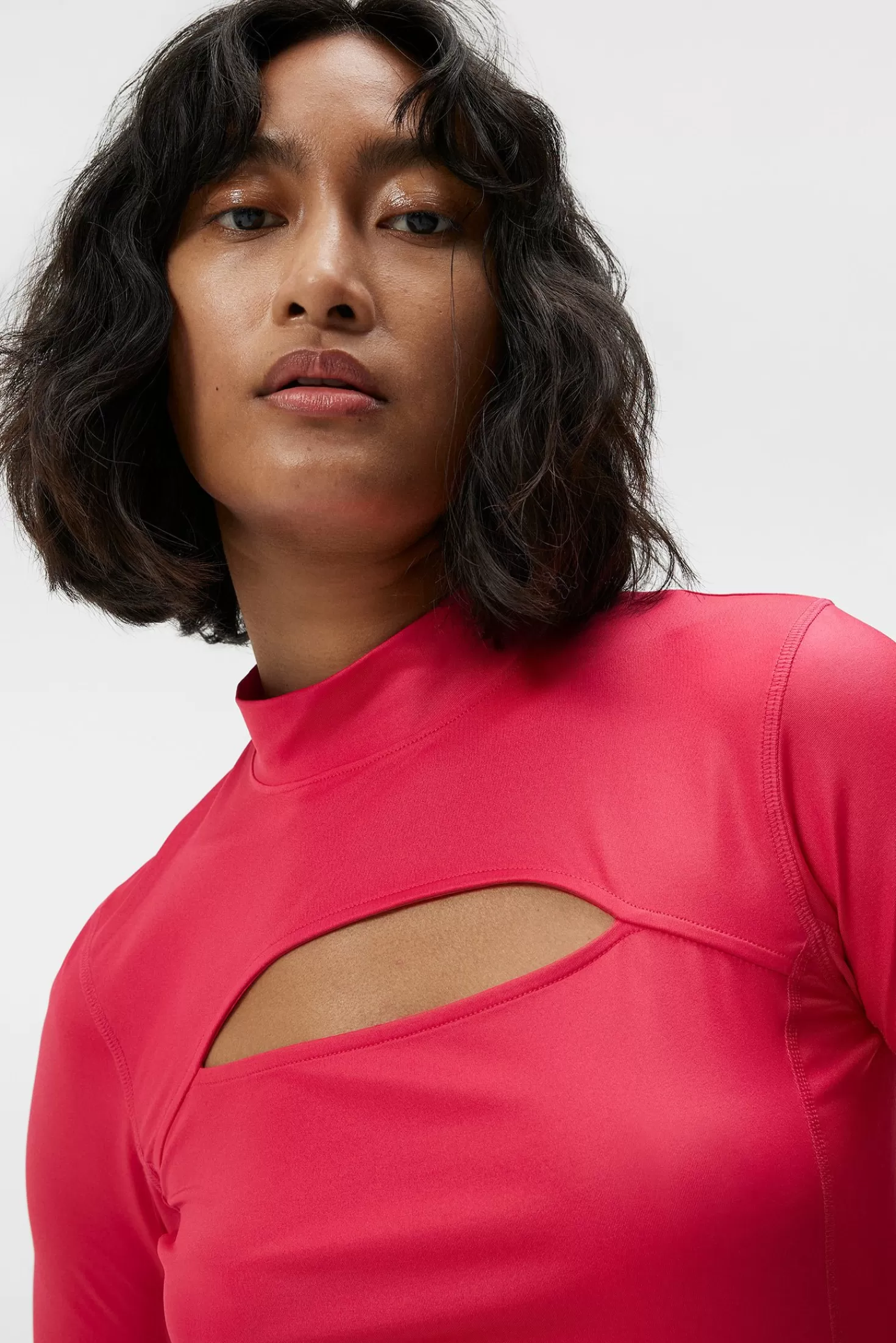 Maglia Confortevole Manica Lunga Tinta Salvia - Promozioni Estive J.Lindeberg
