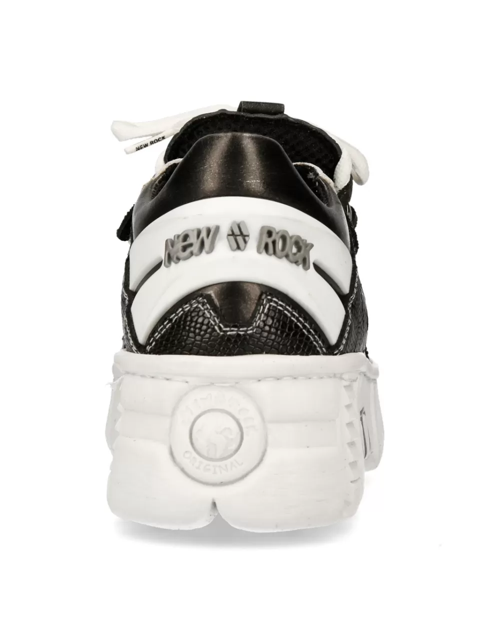 New Rock Scarpe Sportive Alte con Lacci - Design Avanguardista Modello M-WALL002-C7 | Sneakers Urbani con Supporto Plantare | Calzature Unisex dal Tacco Rinforzato