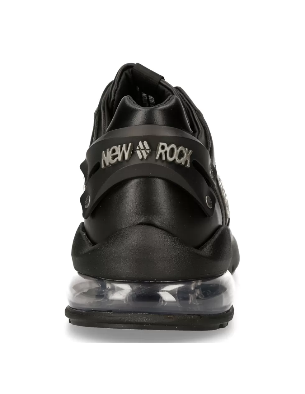 Scarpe da Ginnastica New Rock Crono - Nero Opaco con Lacci Regolabili, Design Ultraleggero per Massima Agilità - Modello Urban Sport M009S1