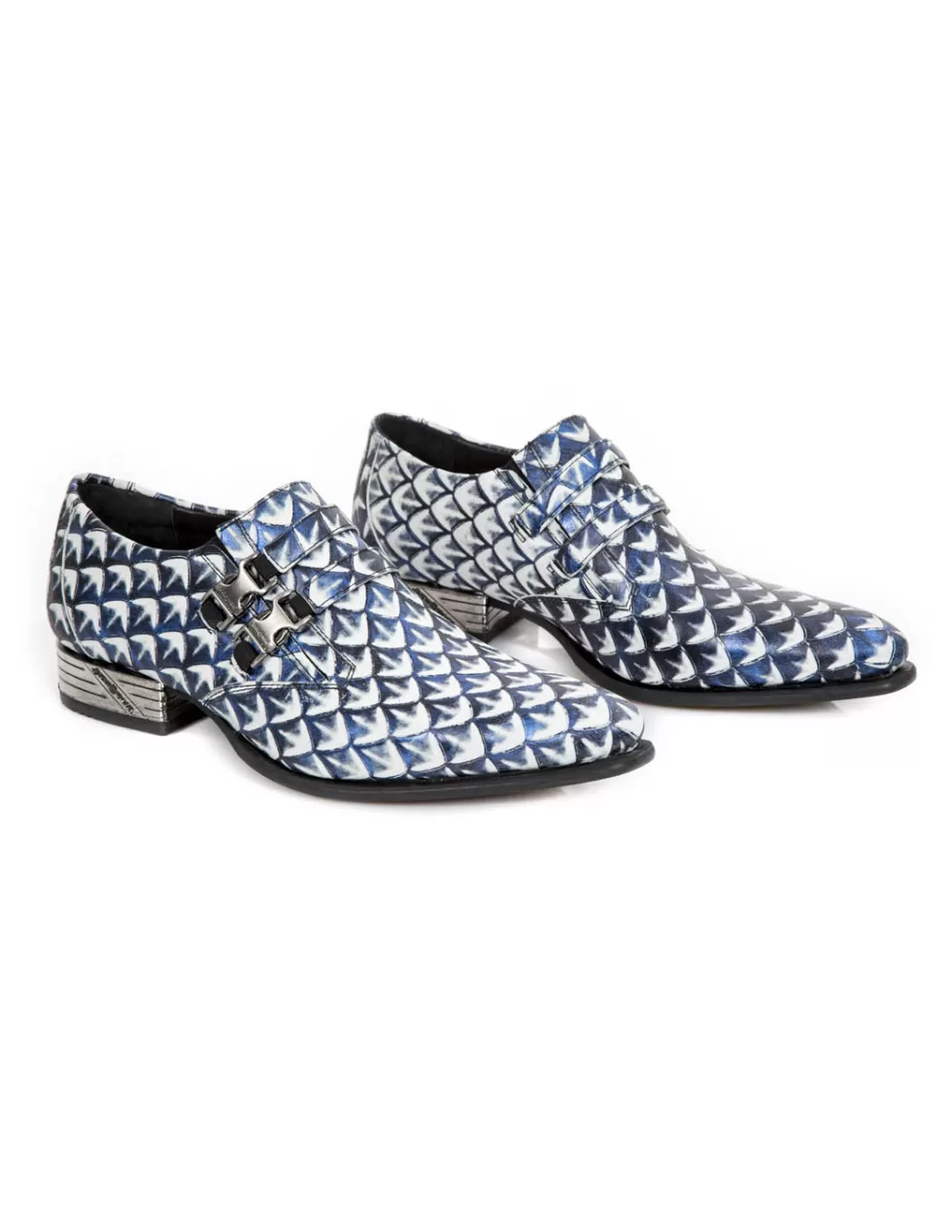 Stivali New Rock Newman - Modello M-NW2288/C41 con Design Unico, Tacco Comodo e Stile Futuristico