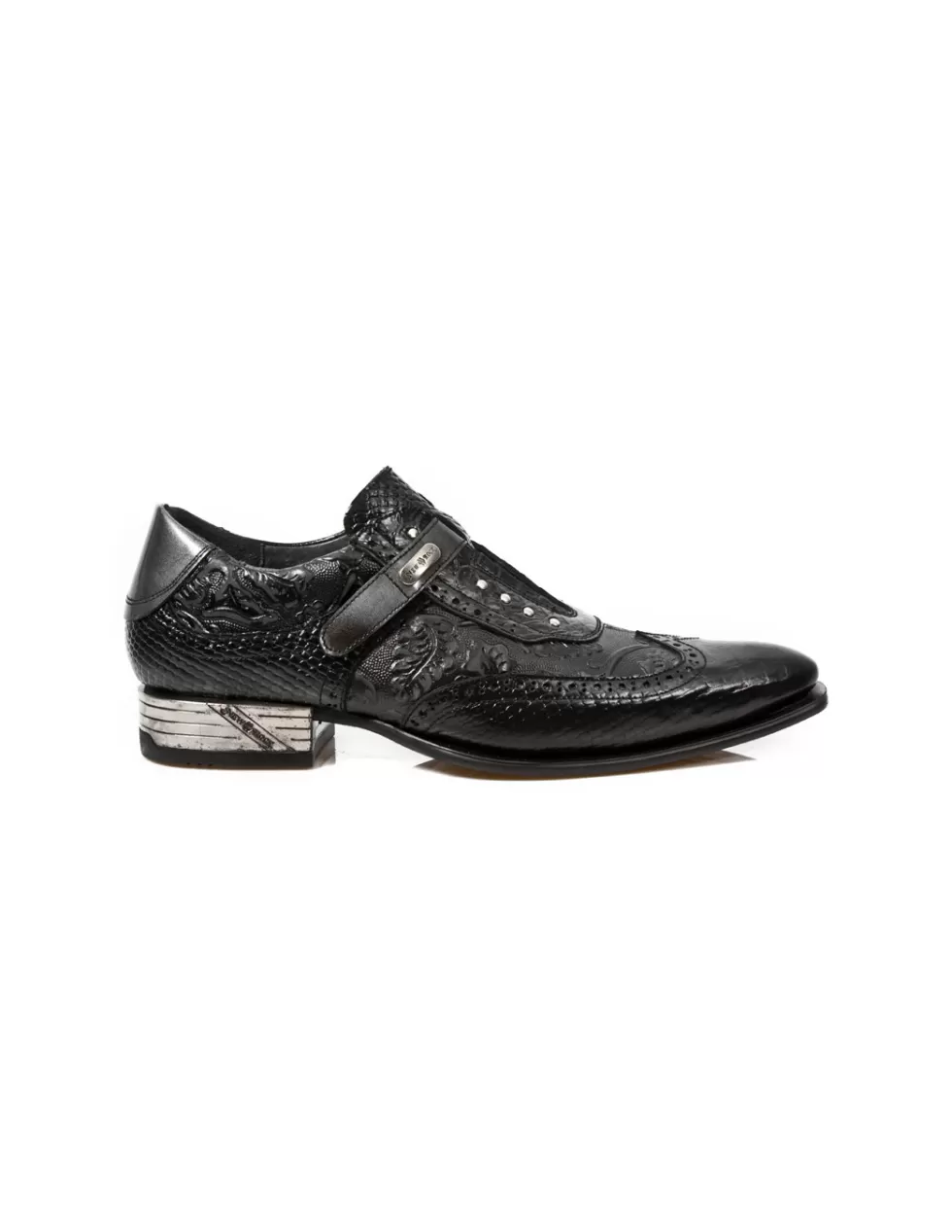 Stivali New Rock Newman NW137-C3 - Stivaletti Unisex in Pelle Scamosciata, Edizione Limitata, Confortevoli con Design Futuristico e Stile Avanguardista