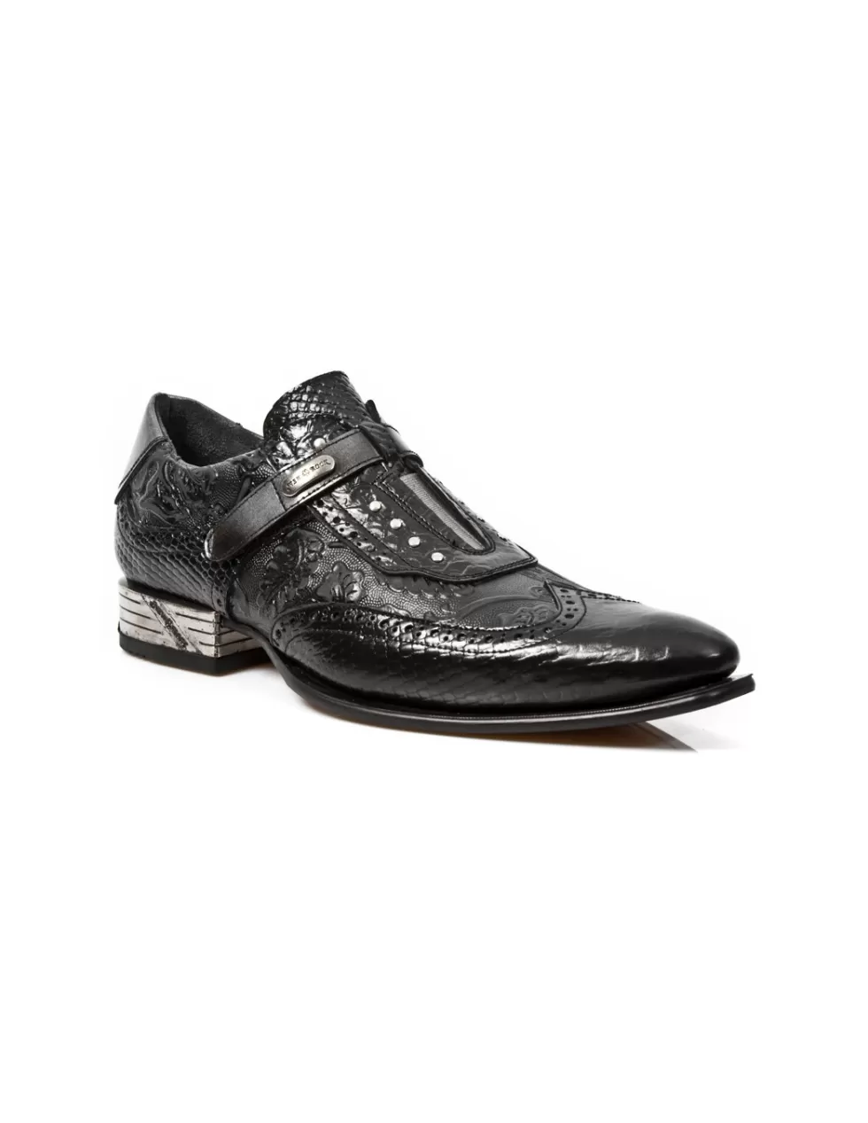 Stivali New Rock Newman NW137-C3 - Stivaletti Unisex in Pelle Scamosciata, Edizione Limitata, Confortevoli con Design Futuristico e Stile Avanguardista