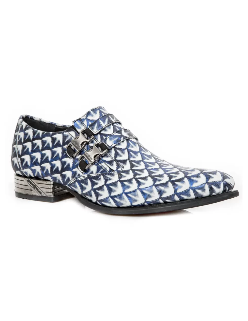 Stivali New Rock Newman - Modello M-NW2288/C41 con Design Unico, Tacco Comodo e Stile Futuristico
