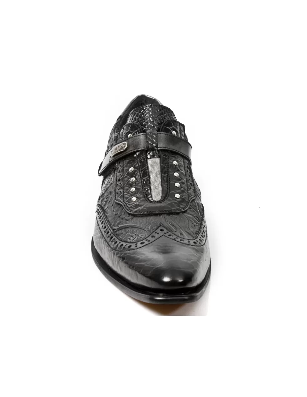 Stivali New Rock Newman NW137-C3 - Stivaletti Unisex in Pelle Scamosciata, Edizione Limitata, Confortevoli con Design Futuristico e Stile Avanguardista