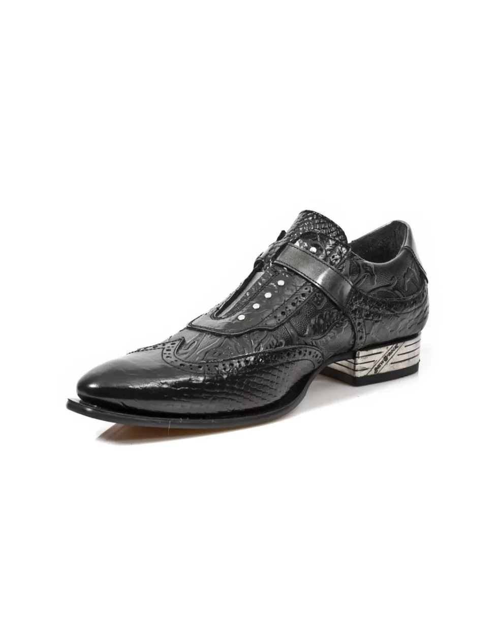 Stivali New Rock Newman NW137-C3 - Stivaletti Unisex in Pelle Scamosciata, Edizione Limitata, Confortevoli con Design Futuristico e Stile Avanguardista