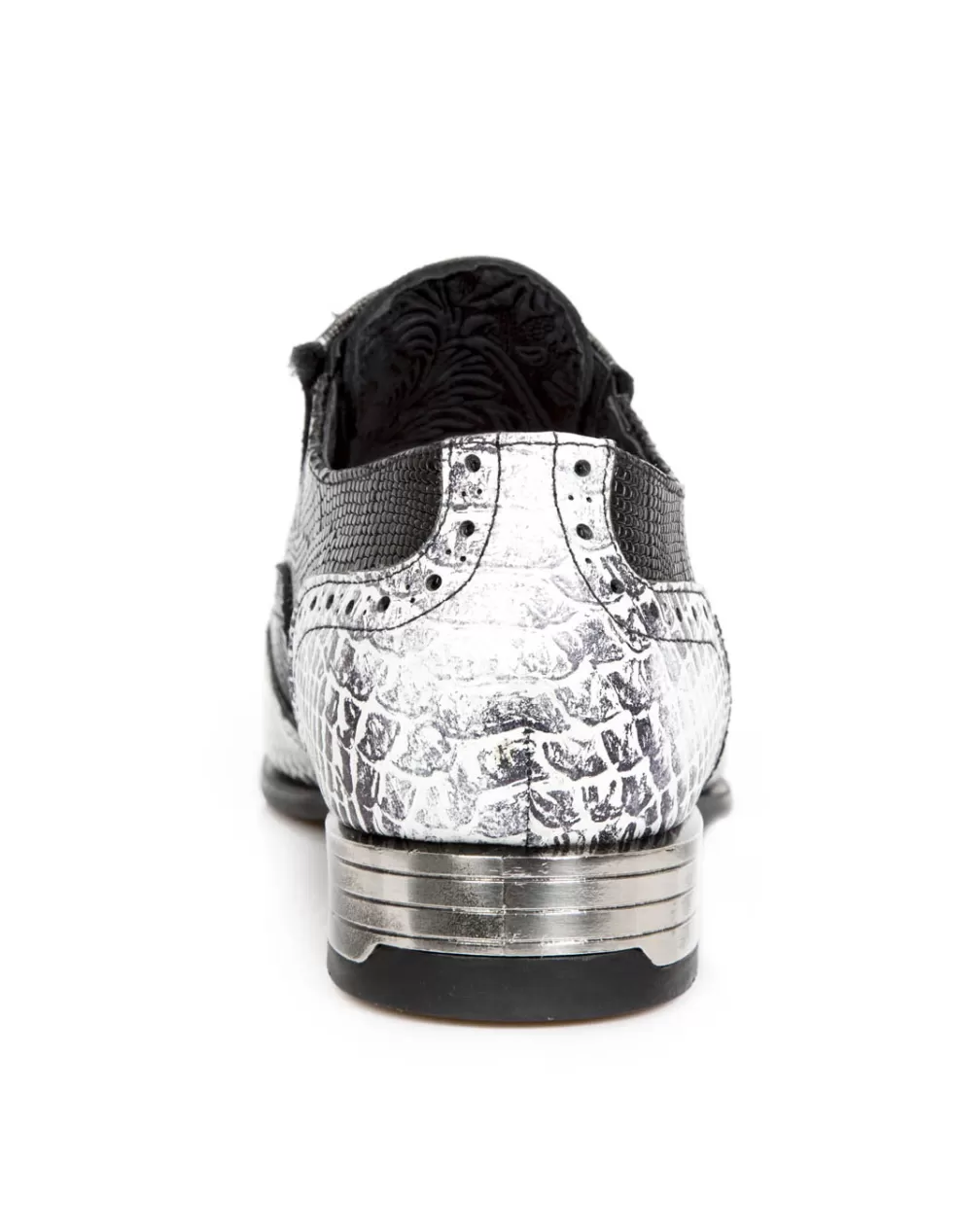 Scarpe New Rock Newman - Modello M-NW136 Stivali Stringati Urbani in Pelle, Colore C38