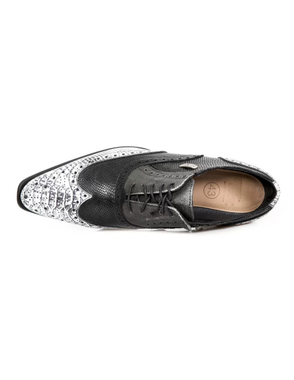 Scarpe New Rock Newman - Modello M-NW136 Stivali Stringati Urbani in Pelle, Colore C38