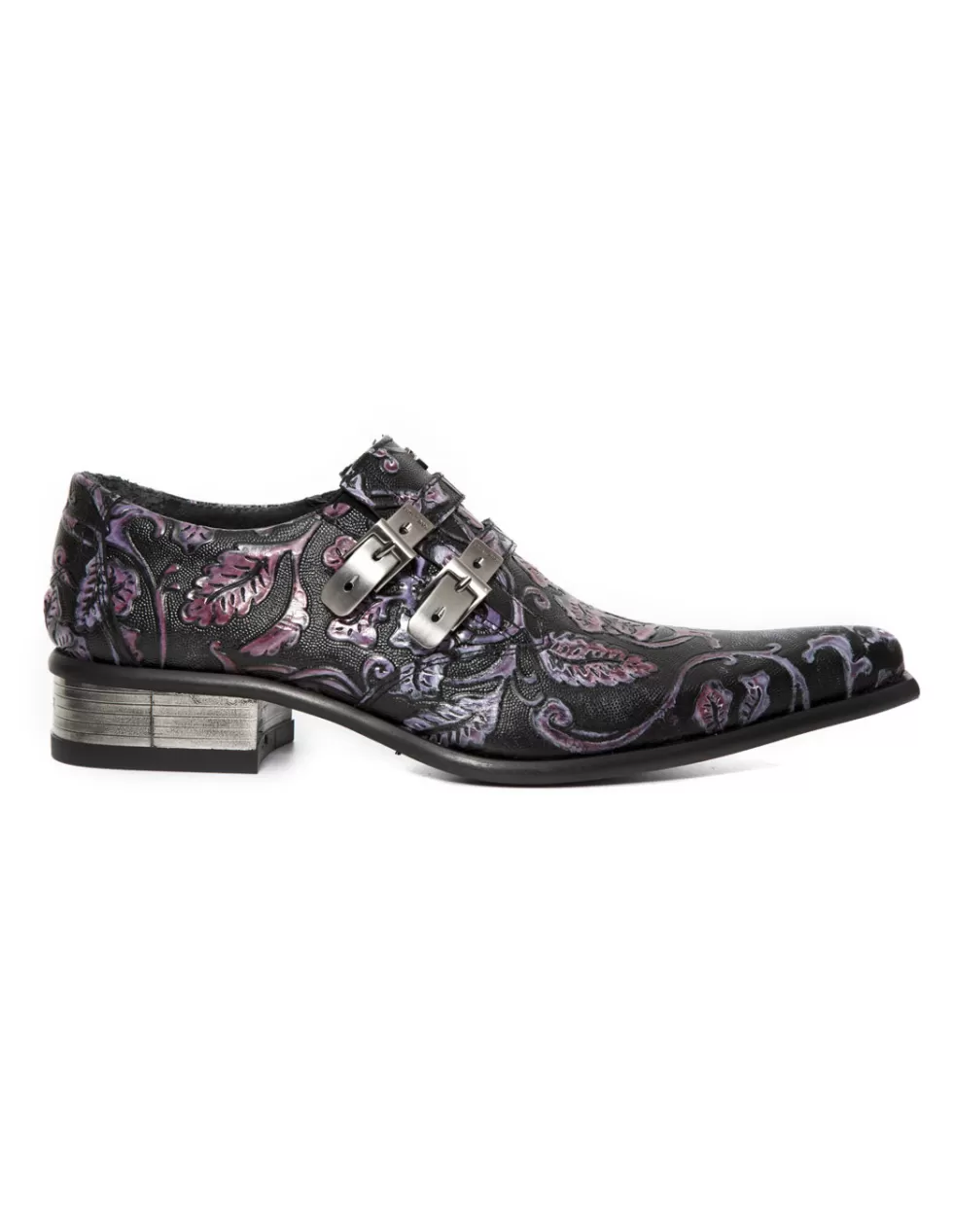Stivaletti New Rock Newman M2246 in Pelle Scamosciata con Borchie Metalliche - Modello Unisex