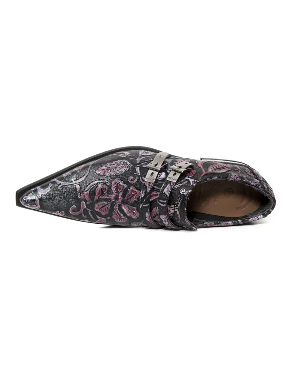 Stivaletti New Rock Newman M2246 in Pelle Scamosciata con Borchie Metalliche - Modello Unisex