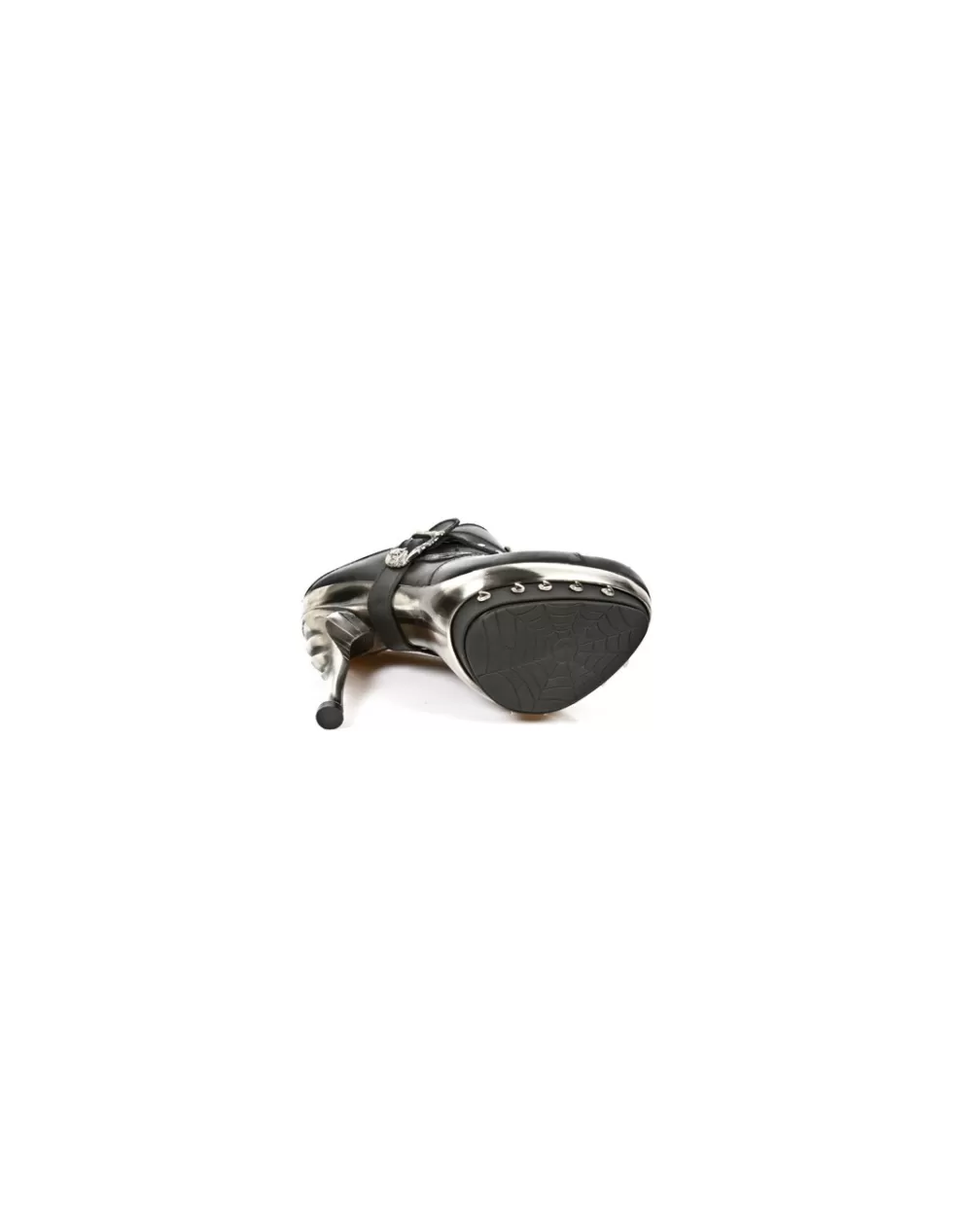 Stivaletti Punk con Plateau New Rock - Tacchi Alti Grungy per Look Impertinenti (Codice Modello M-PUNK032-C5)