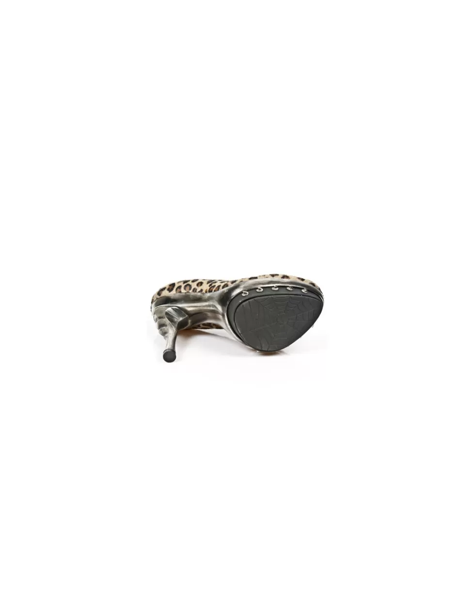 Stivaletti New Rock in stile Punk-Rock - Tacchi Alti con Plateau, Modello M-PUNK012-C16 - Scarpe da Donna Ribelli e Iconiche