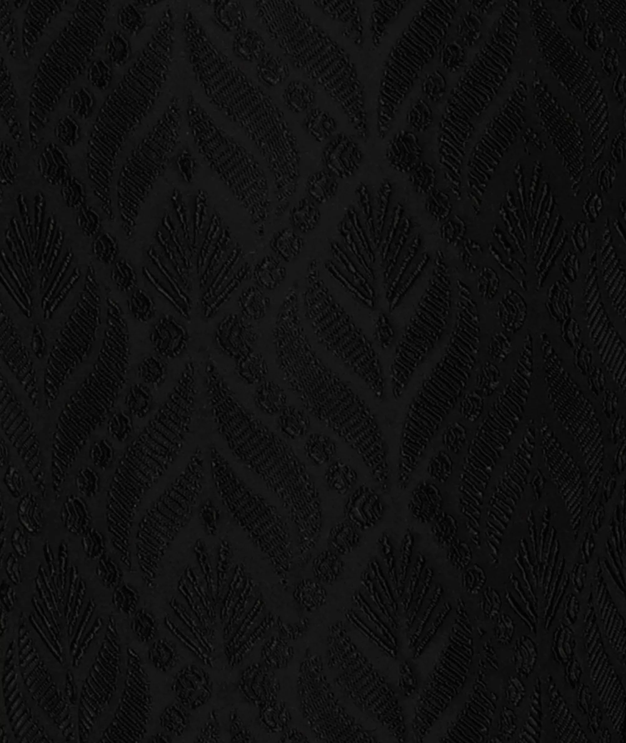 Studio Anneloes Broek Mira - Pantalone Jacquard Elegante con Motivo Floreale Nero | Disegno Esclusivo per Tocco Femminile