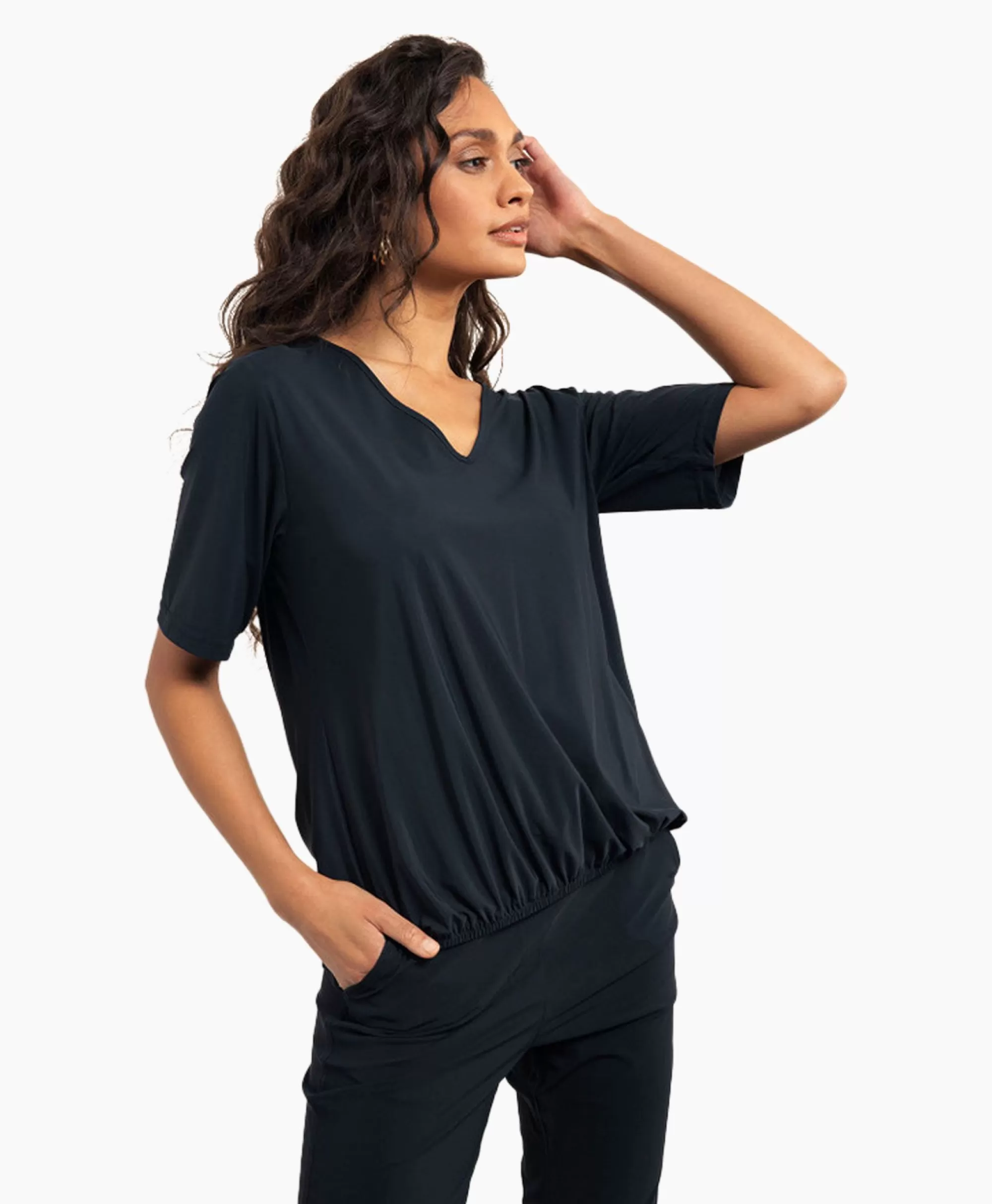 Magliette e Top di Studio Anneloes - Camicia Vicky in Blu Scuro, Design Moderno e Confortevole