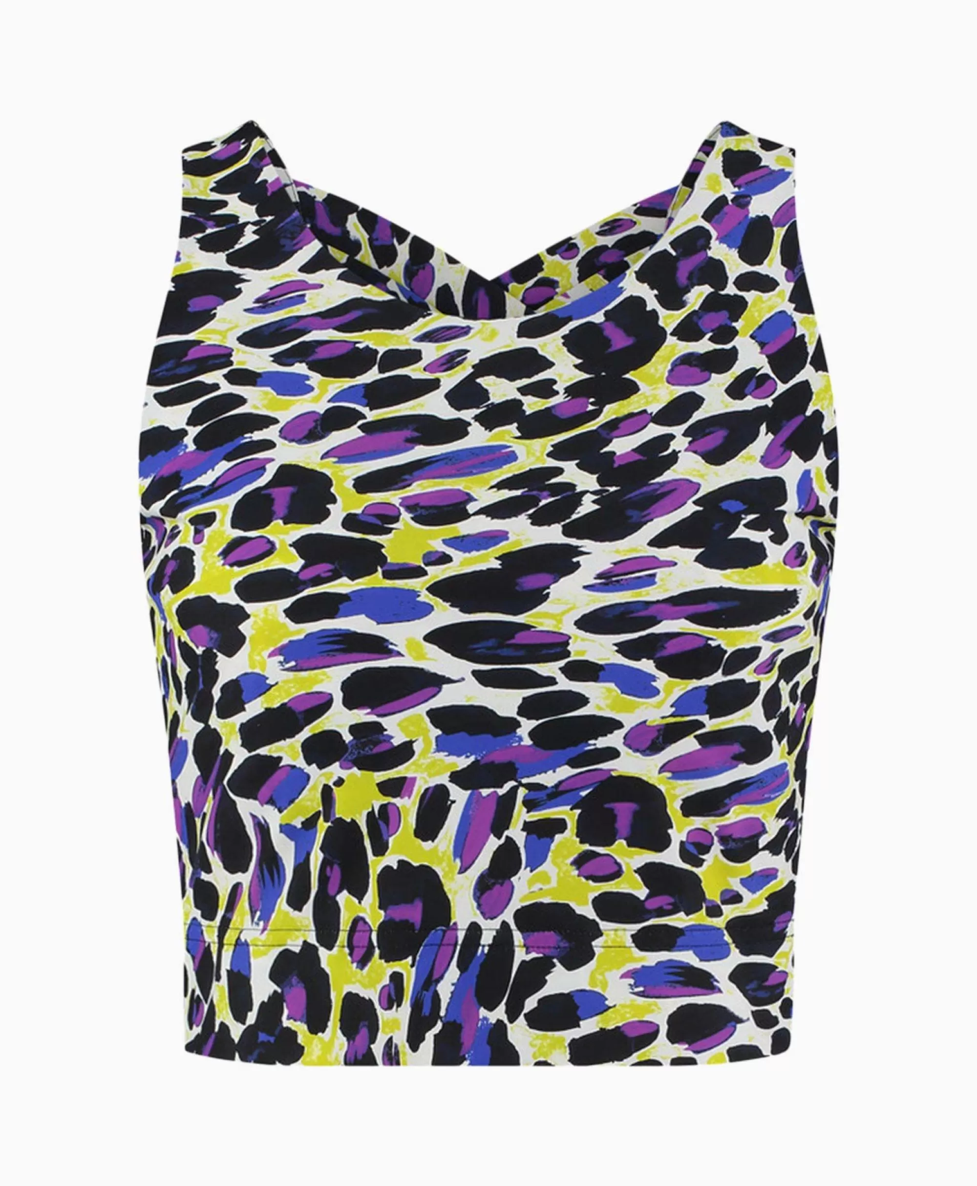 Studio Anneloes Top Sportivo Elegante con Fantasia Animali - Reggiseno Adattivo Taglia L per Allenamento Intenso, Magliette Casual Abbinabili