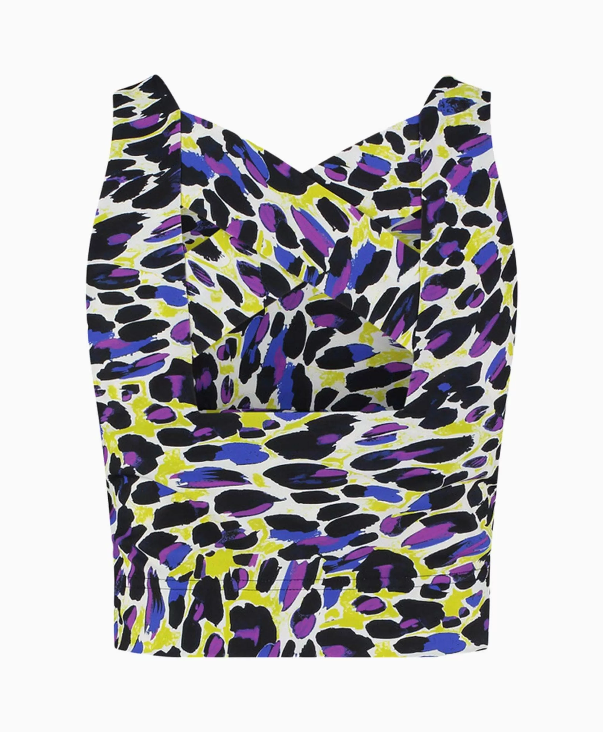 Studio Anneloes Top Sportivo Elegante con Fantasia Animali - Reggiseno Adattivo Taglia L per Allenamento Intenso, Magliette Casual Abbinabili