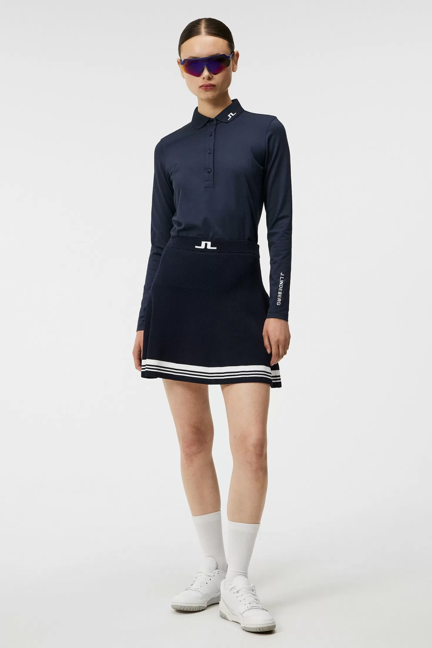 J.Lindeberg Maglietta Polo Tour Tech LS - Design Premium per Stile Impeccabile