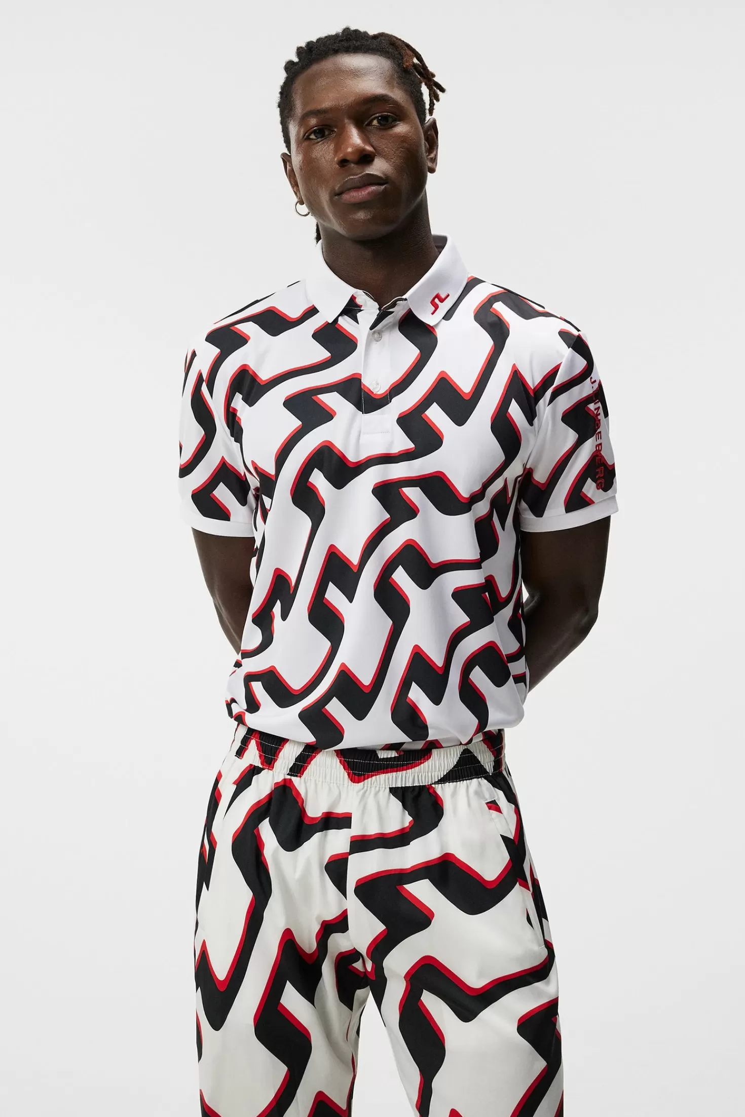Maglia Polo Tour Tech Design Regolare - Stampa Premium per Stile Sportivo Elegante | Collezione J.Lindeberg