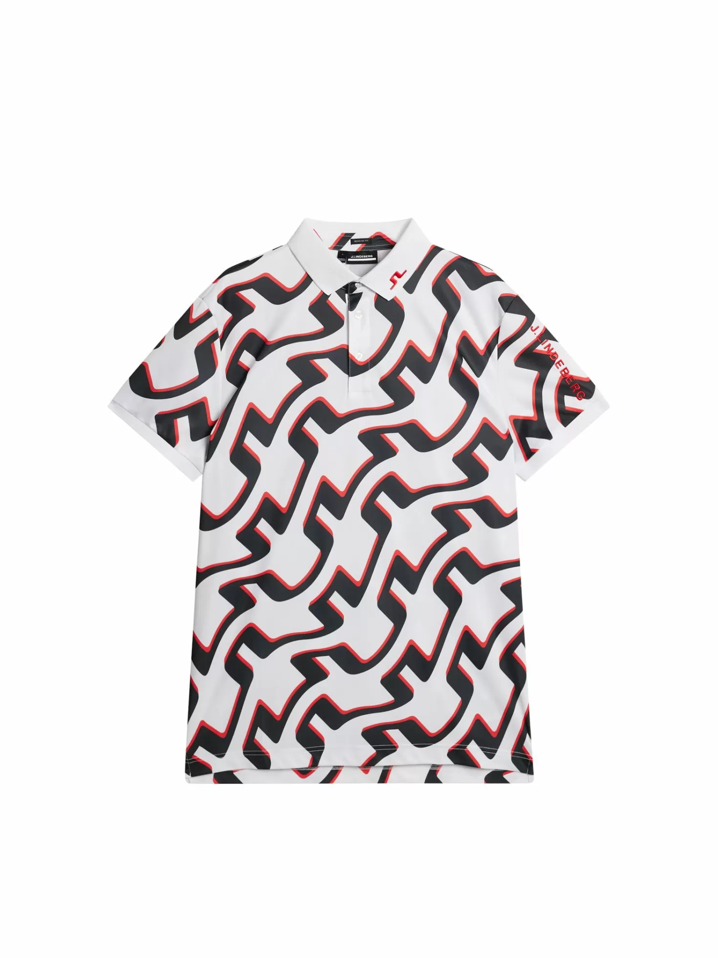 Maglia Polo Tour Tech Design Regolare - Stampa Premium per Stile Sportivo Elegante | Collezione J.Lindeberg