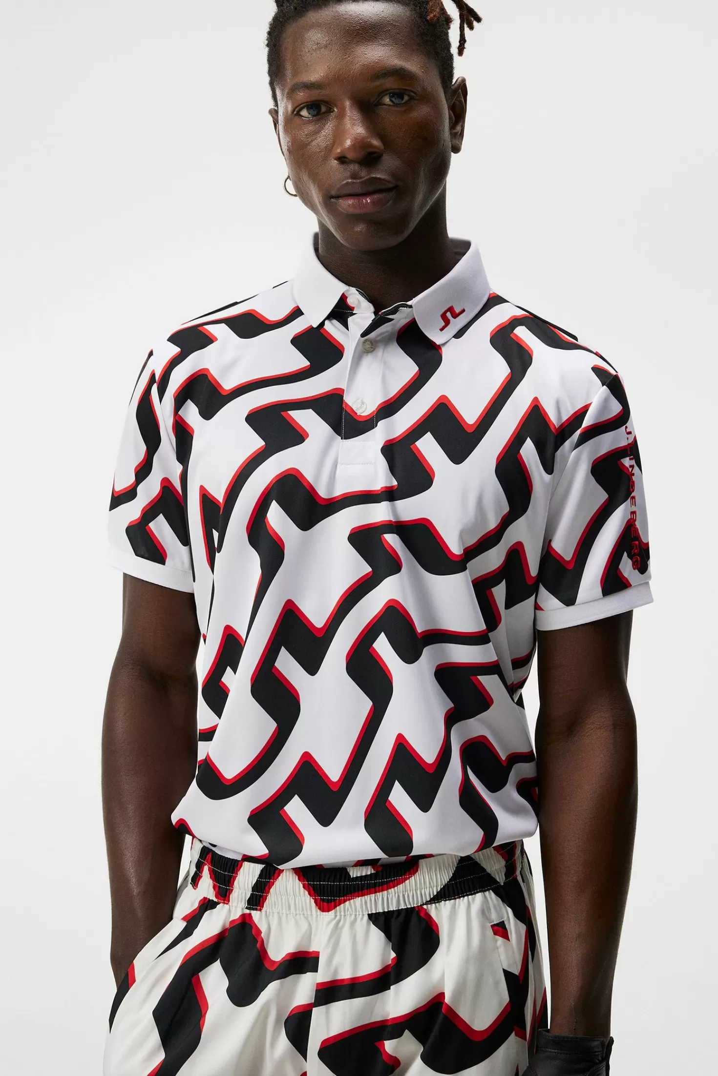 Maglia Polo Tour Tech Design Regolare - Stampa Premium per Stile Sportivo Elegante | Collezione J.Lindeberg