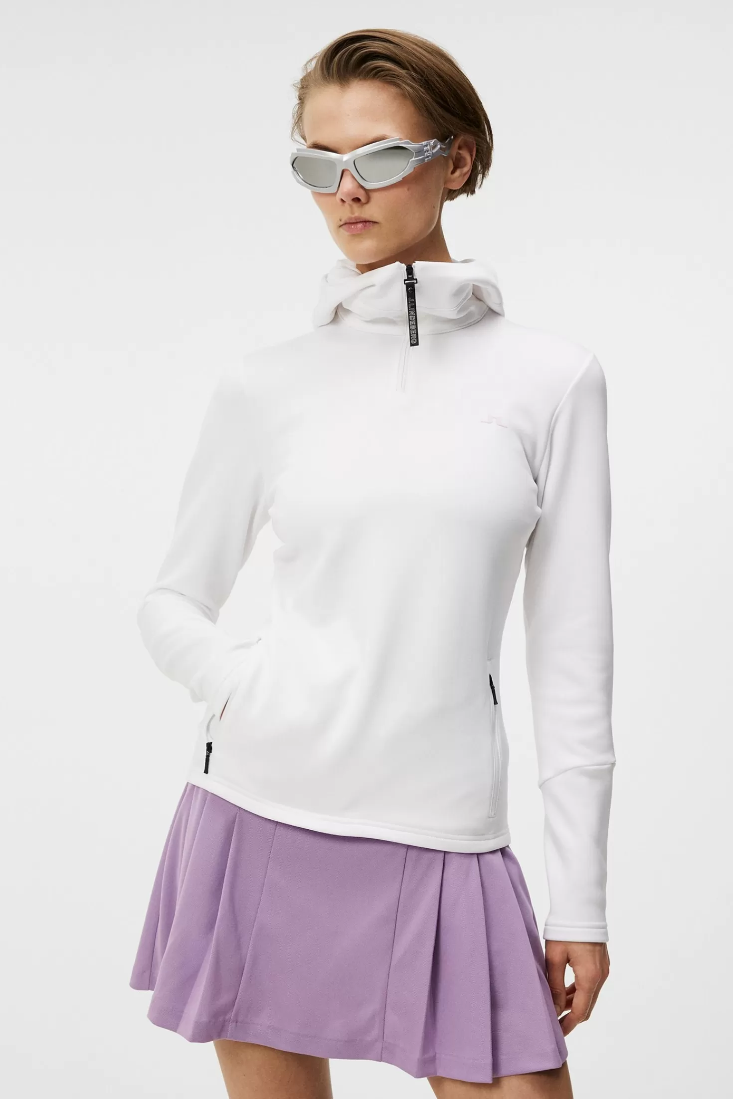 Cappuccio Quarter Aerial Sportivo - Felpa Leggera con Tecnologia Breathable | Collezione Autunno 2023 J.Lindeberg